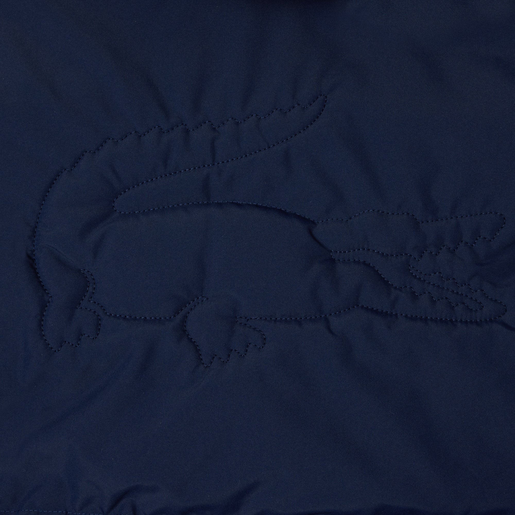 Çocuk Kapüşonlu Lacivert Şişme Mont