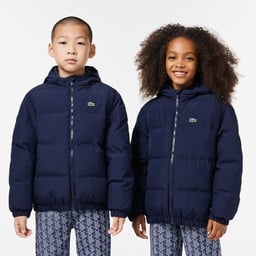 Çocuk Kapüşonlu Lacivert Şişme Mont Lacivert