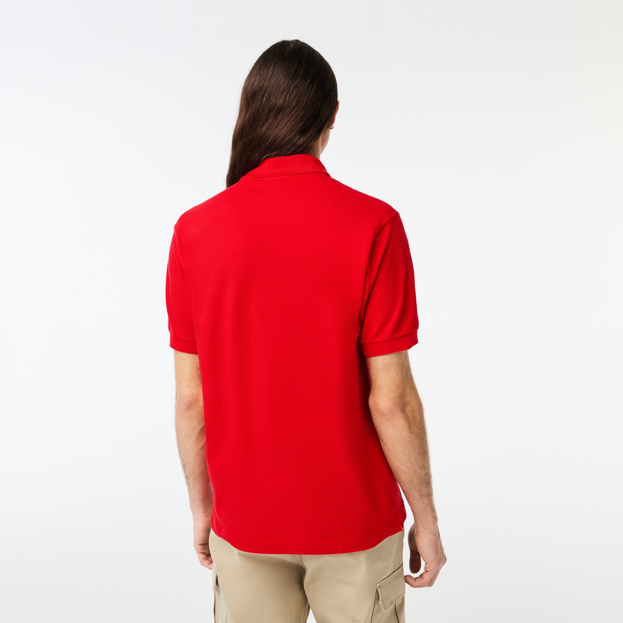 L.12.12 Erkek Classic Fit Kırmızı Polo