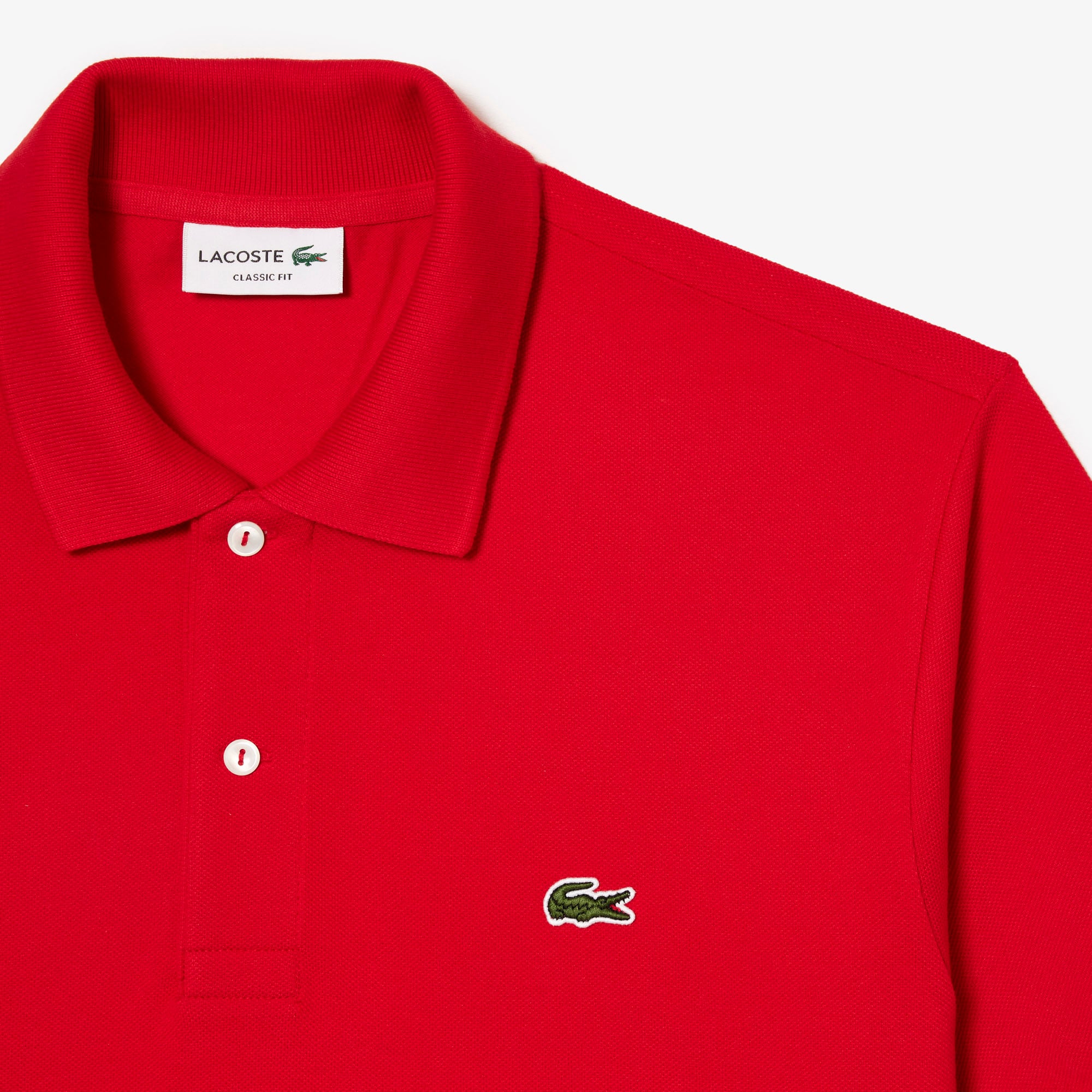 L.12.12 Erkek Classic Fit Kırmızı Polo