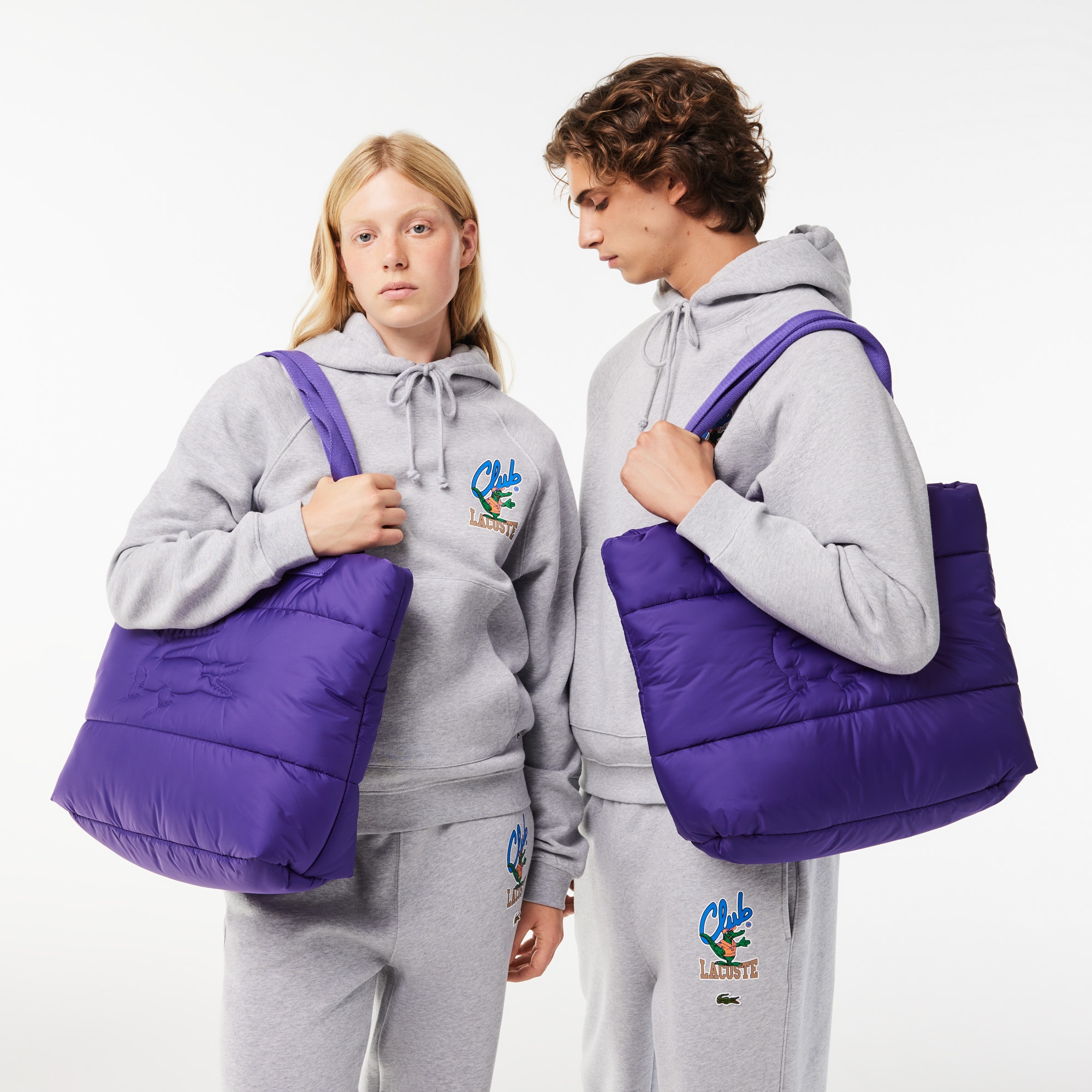 Lacoste Unisex Mor Omuz Çantası NU4352PZ.M57 | Lacoste