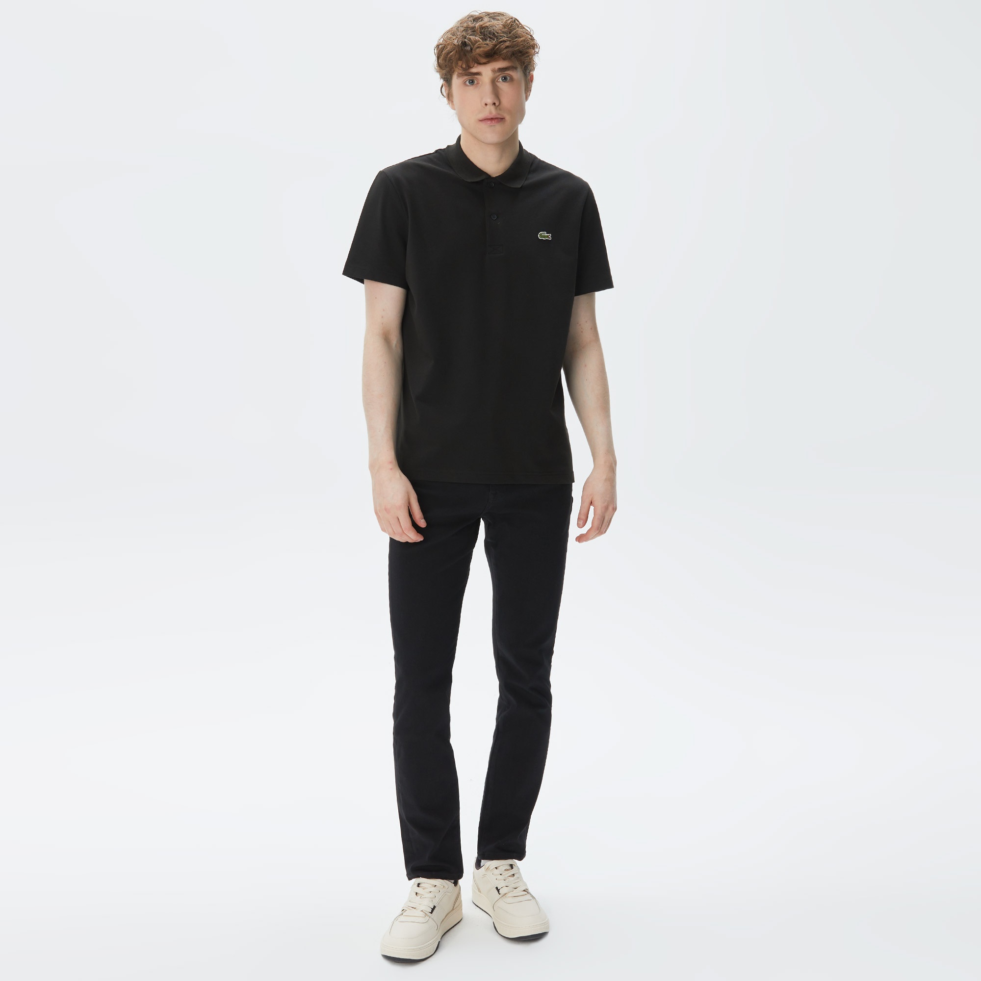 Lacoste Erkek Regular Fit Siyah Polo