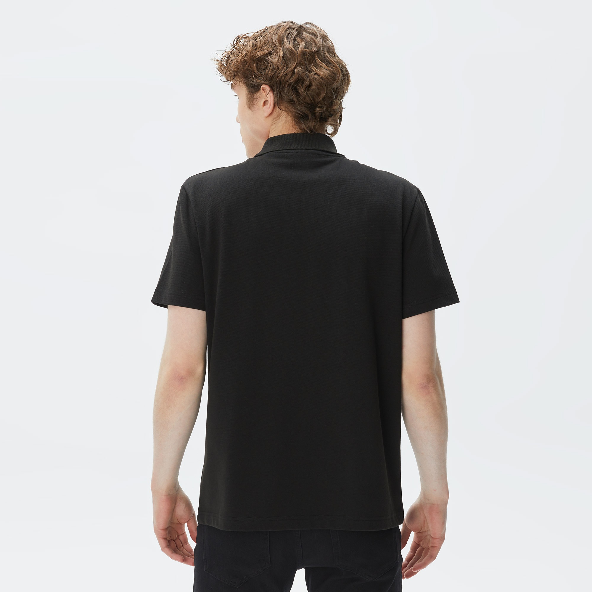 Lacoste Erkek Regular Fit Siyah Polo