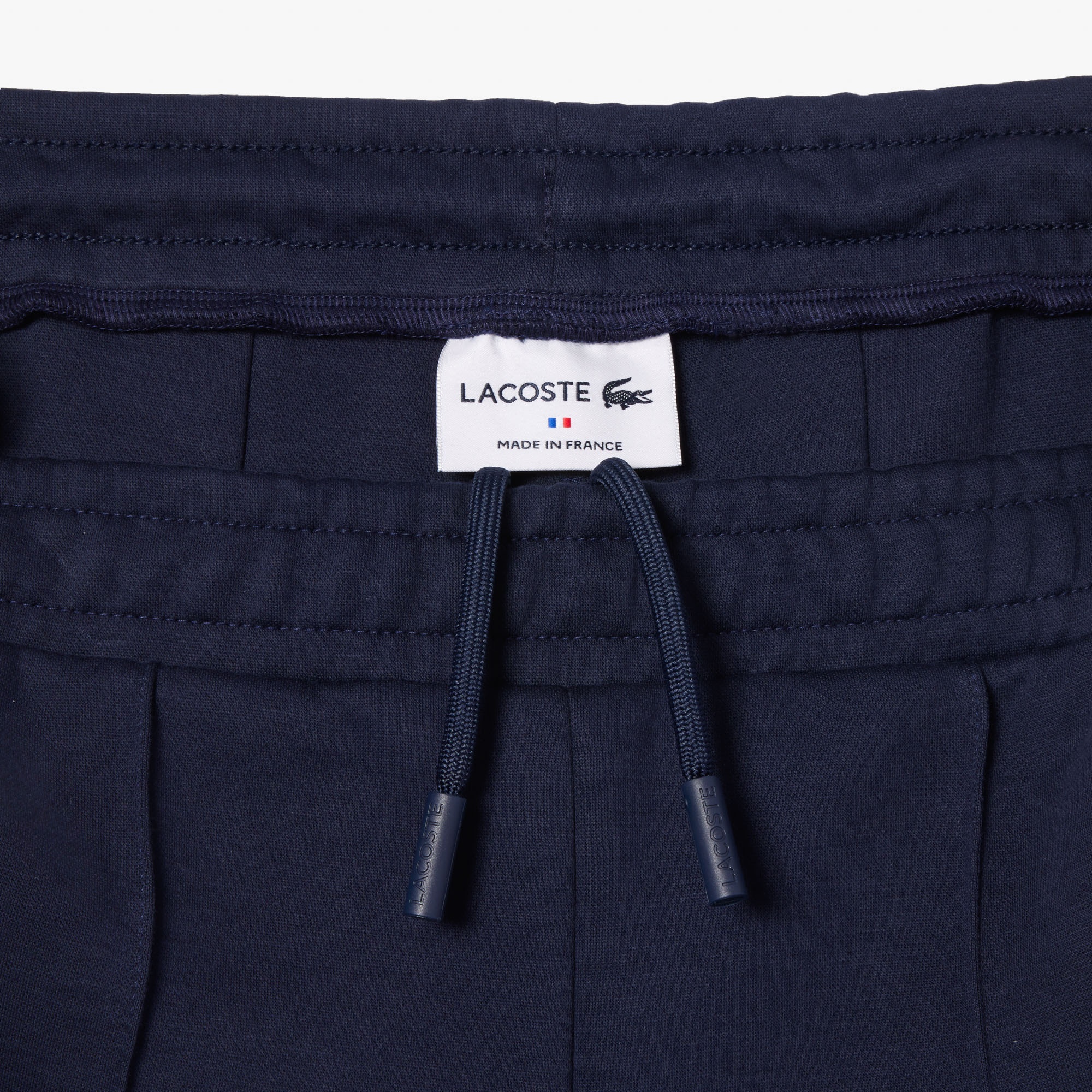 Lacoste Kadın Straight Fit Çizgili Lacivert Eşofman Altı