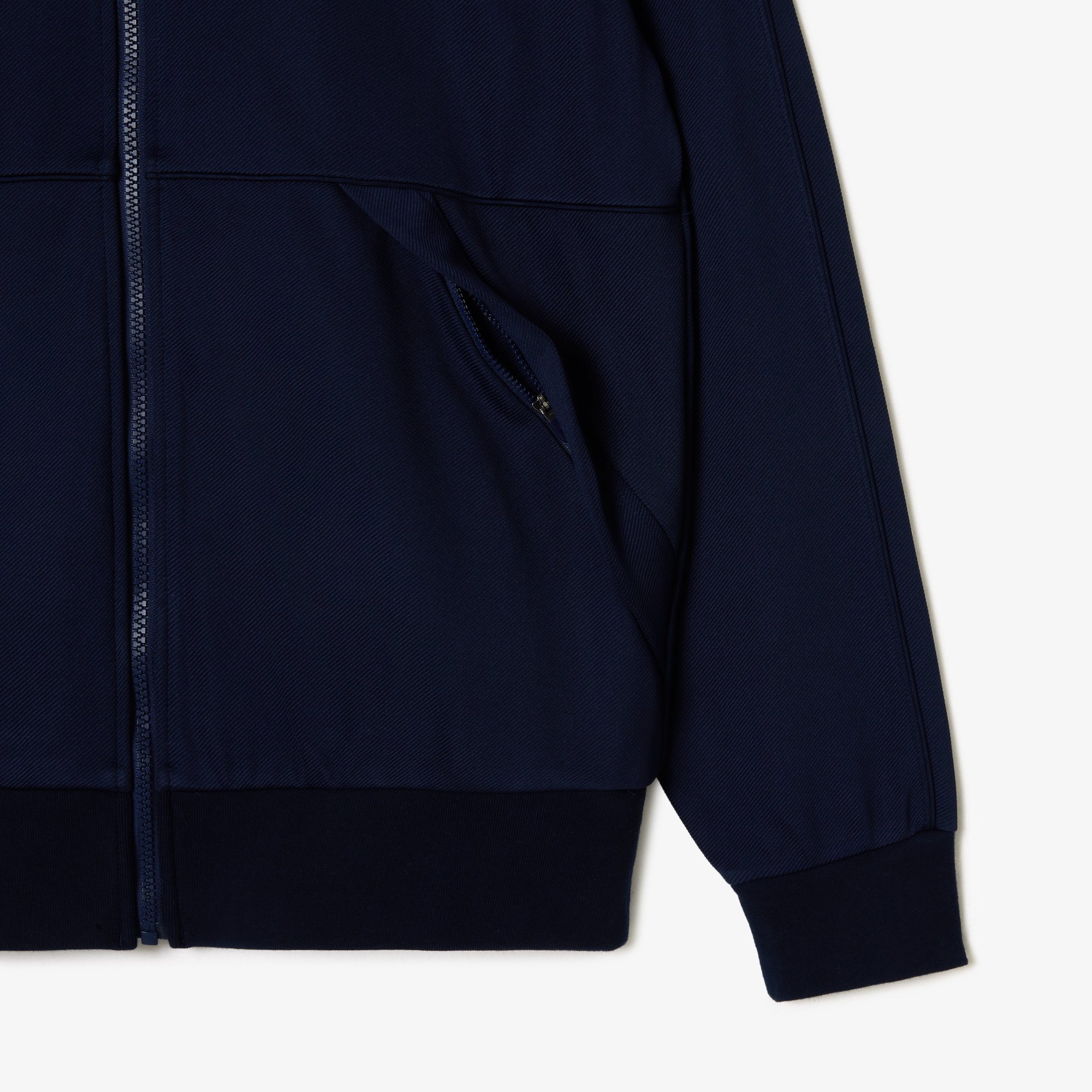 Lacoste SPORT Erkek Classic Fit Fermuarlı Lacivert Sweatshirt