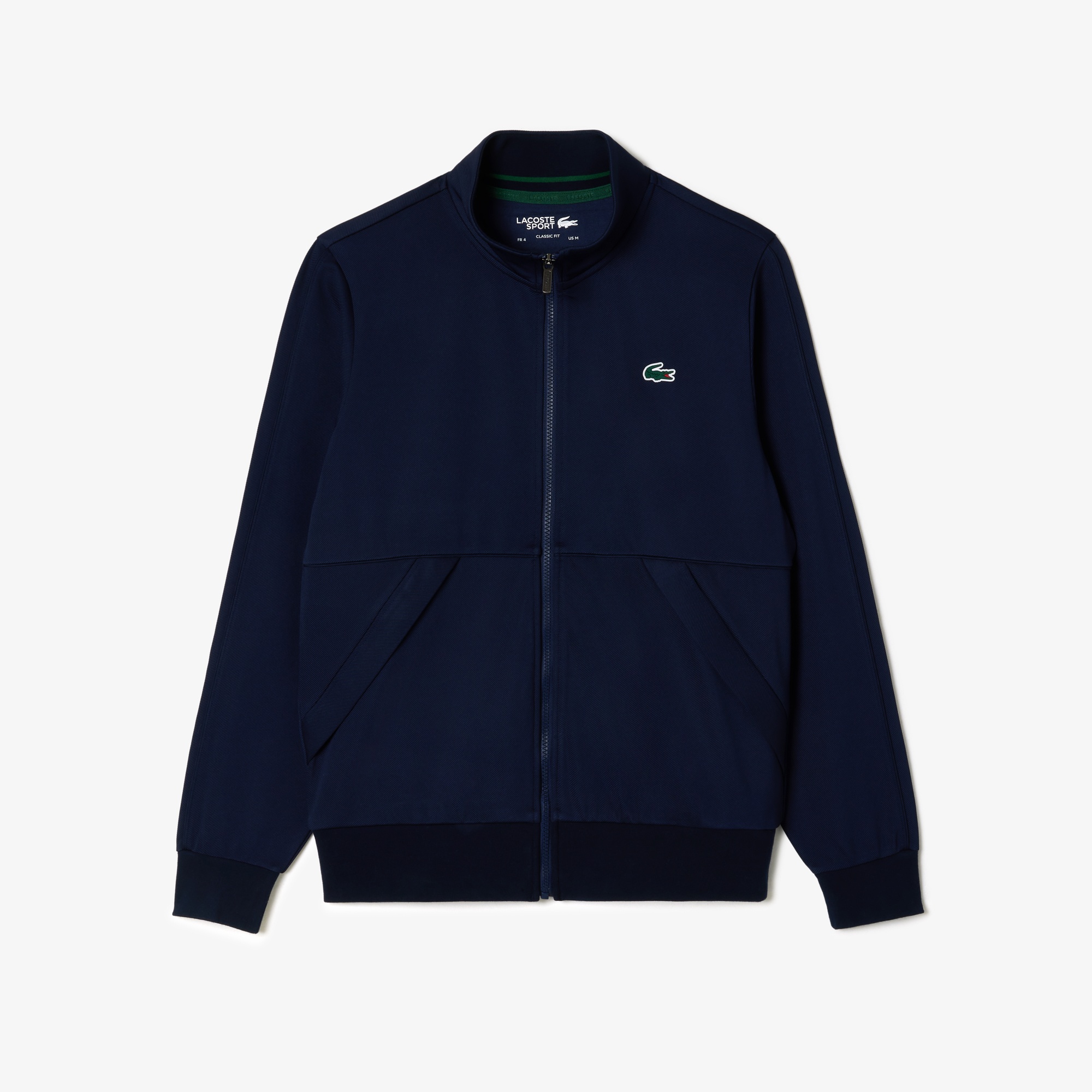 Lacoste SPORT Erkek Classic Fit Fermuarlı Lacivert Sweatshirt