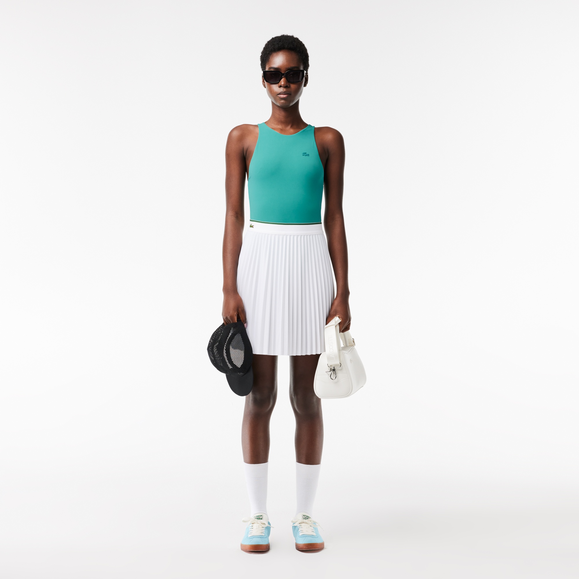 Lacoste Kadın Haki Mayo