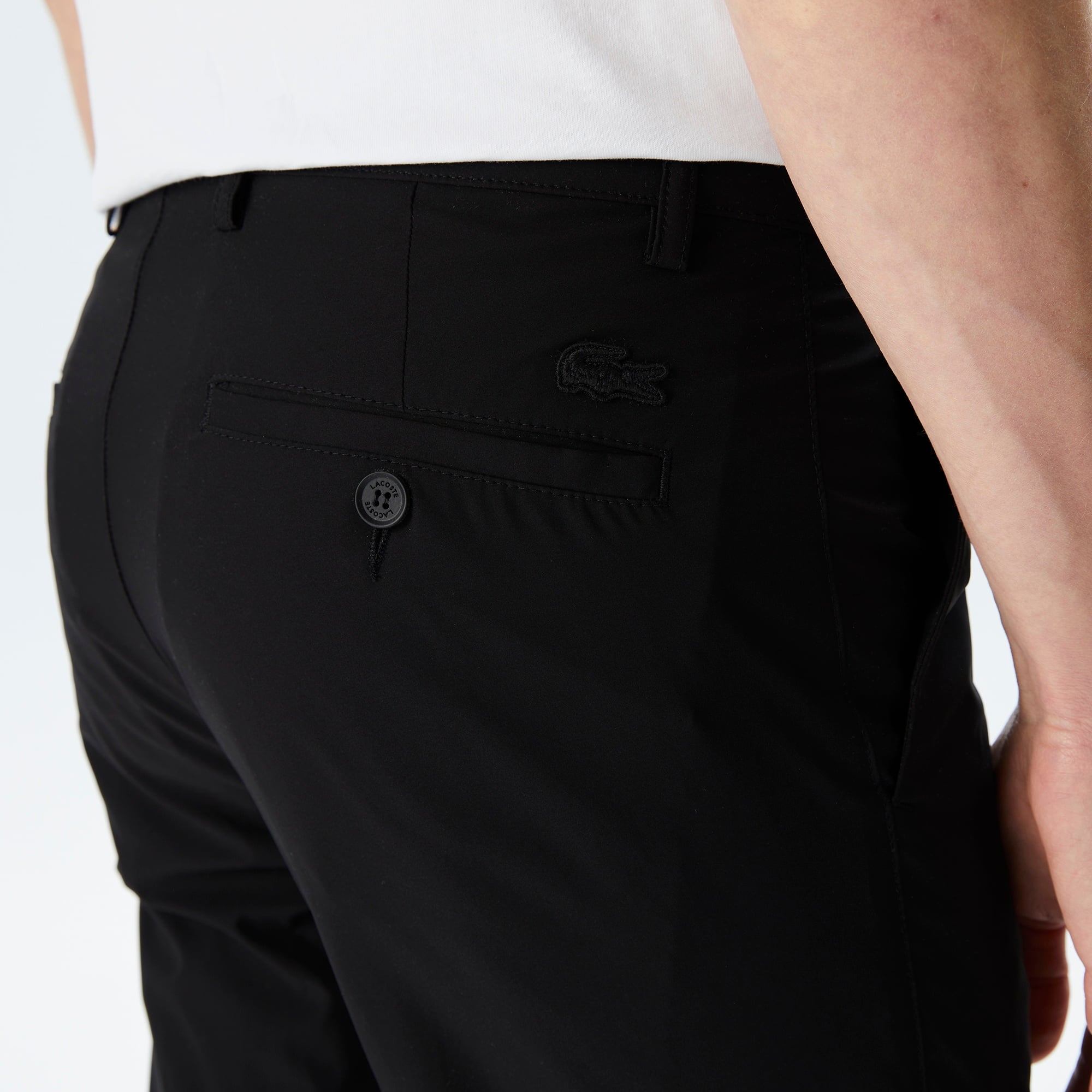 Lacoste Erkek Slim Fit Chino Siyah Pantolon