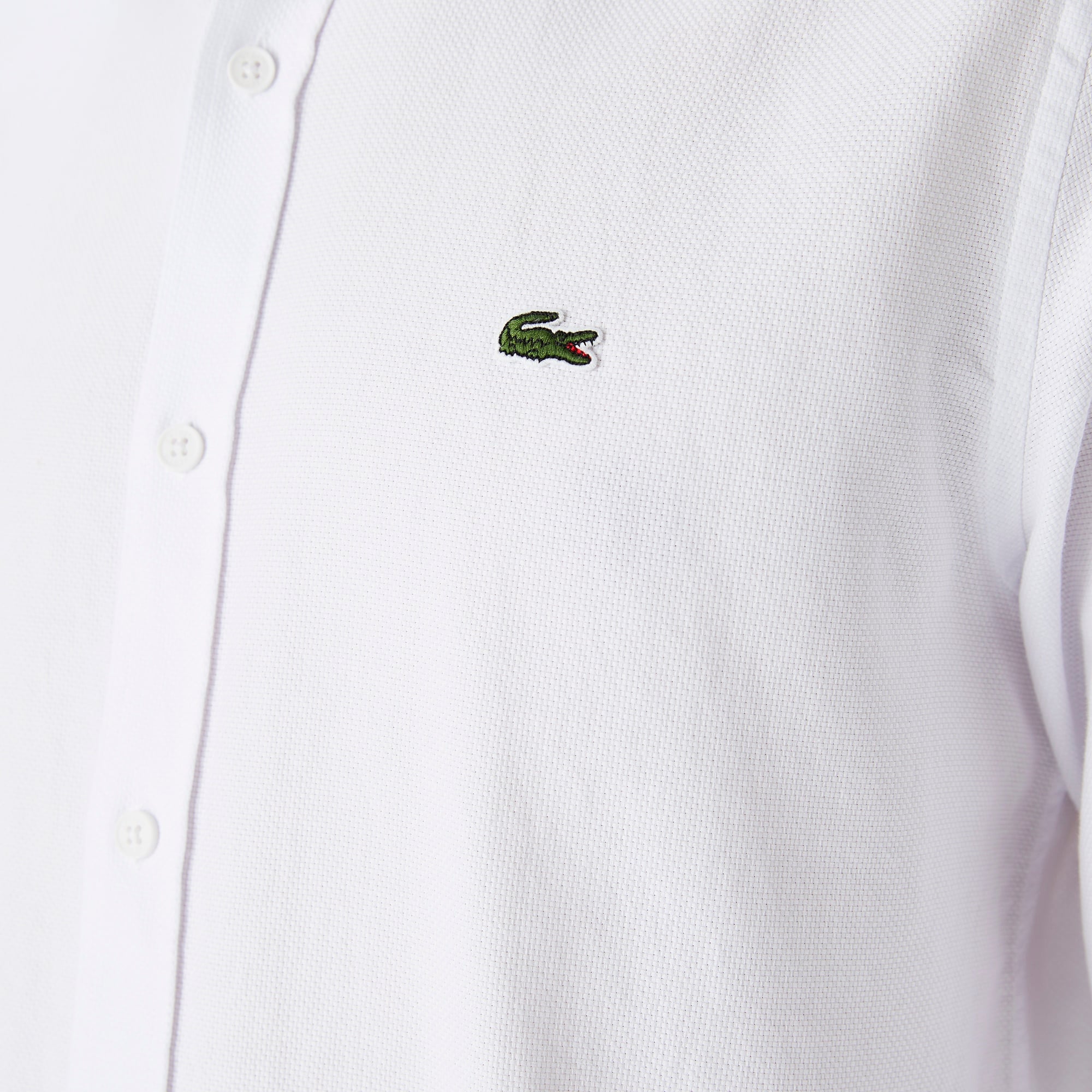 Lacoste Erkek Slim Fit Beyaz Gömlek