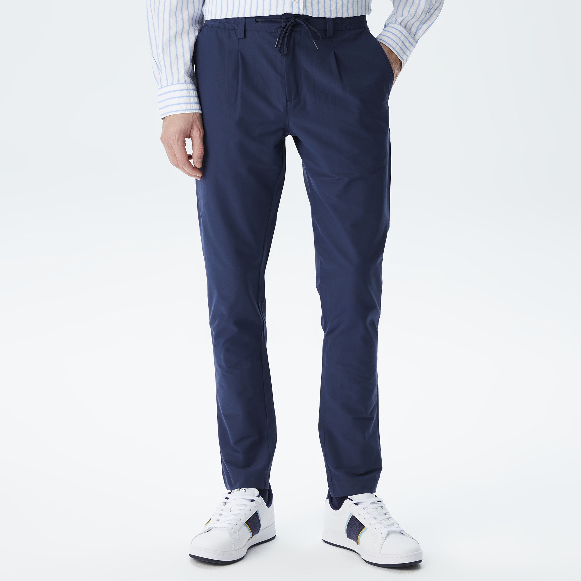 Lacoste Erkek Tapered Fit Lacivert Pantolon