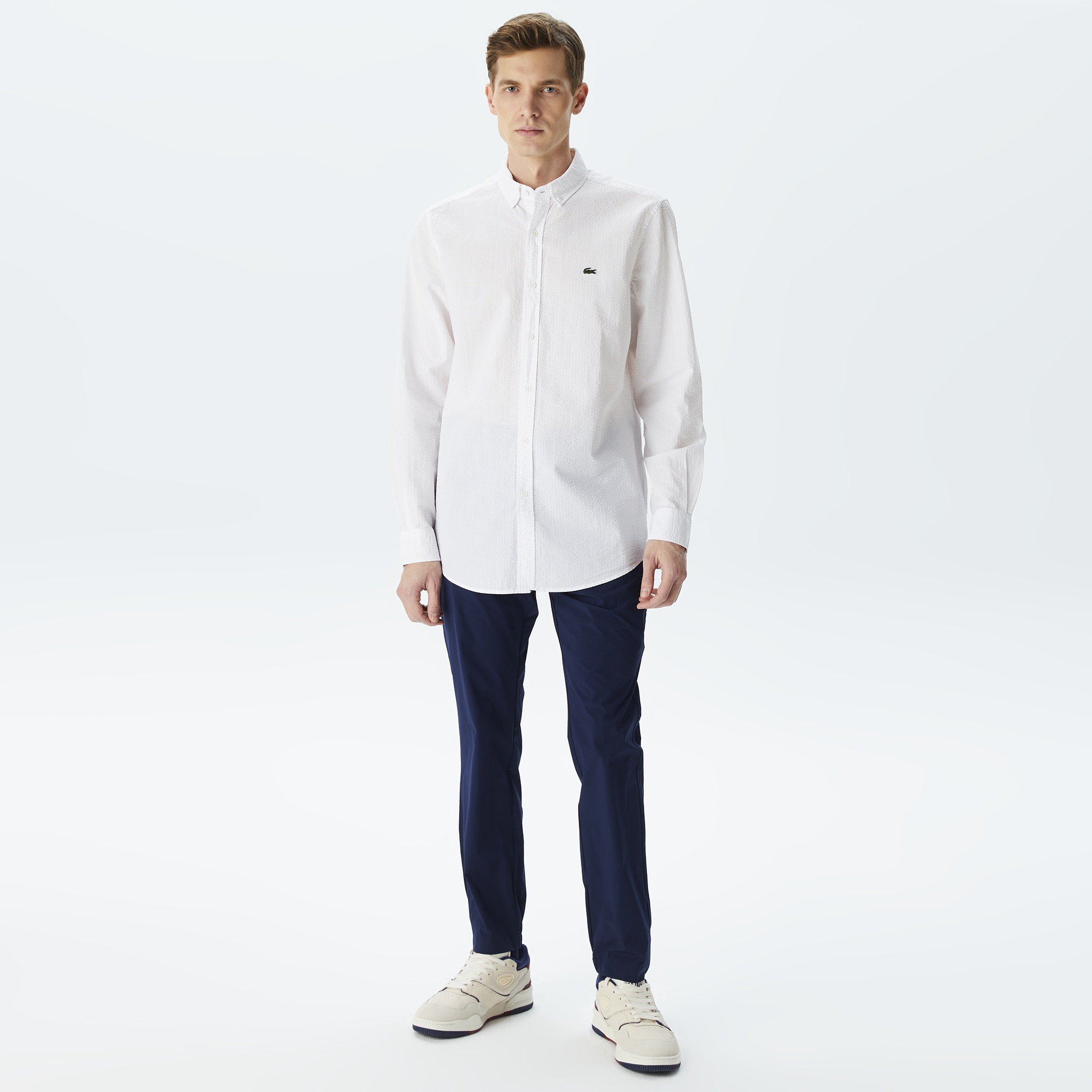 Lacoste Erkek Slim Fit Lacivert Pantolon