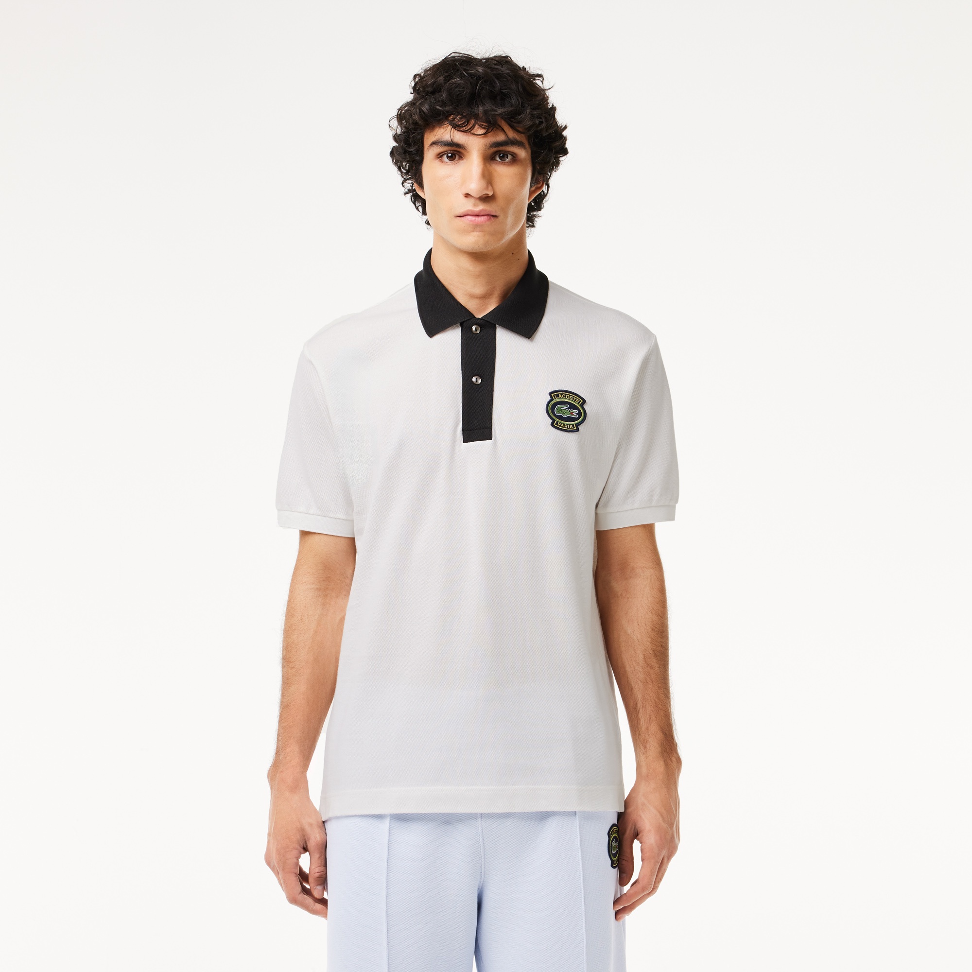 Lacoste Erkek Regular Fit Organik Pamuk Beyaz Polo