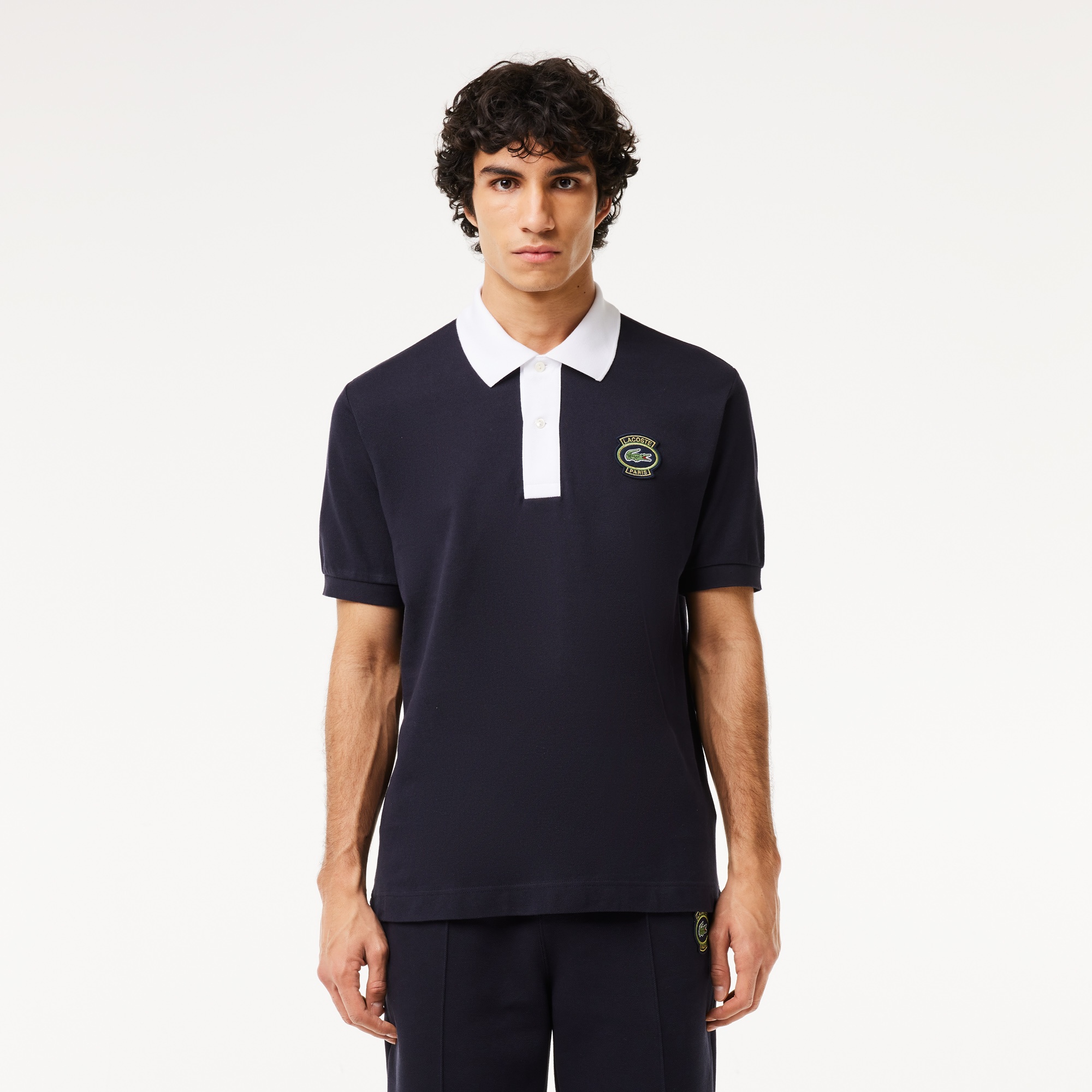 Lacoste Erkek Regular Fit Organik Pamuk Lacivert Polo
