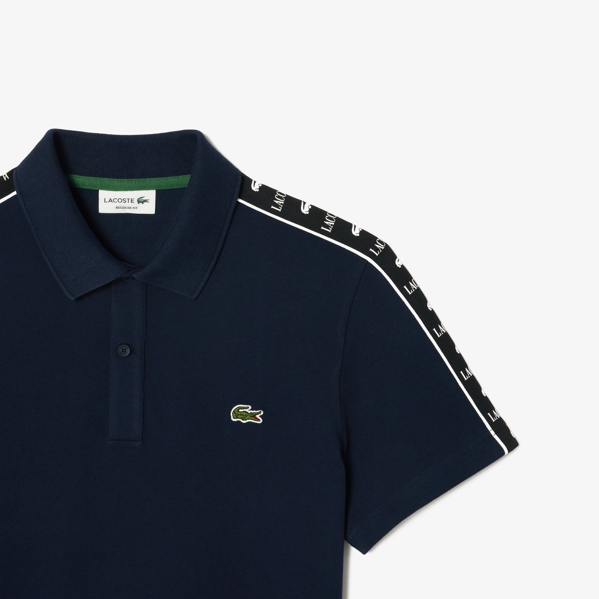 Lacoste Erkek Regular Fit Baskılı Lacivert Polo