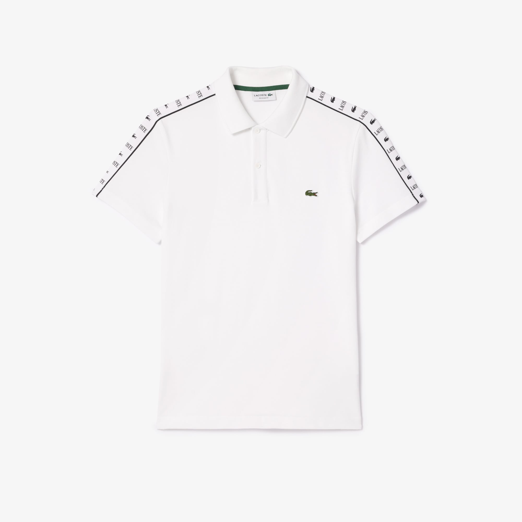 Lacoste Erkek Regular Fit Baskılı Beyaz Polo