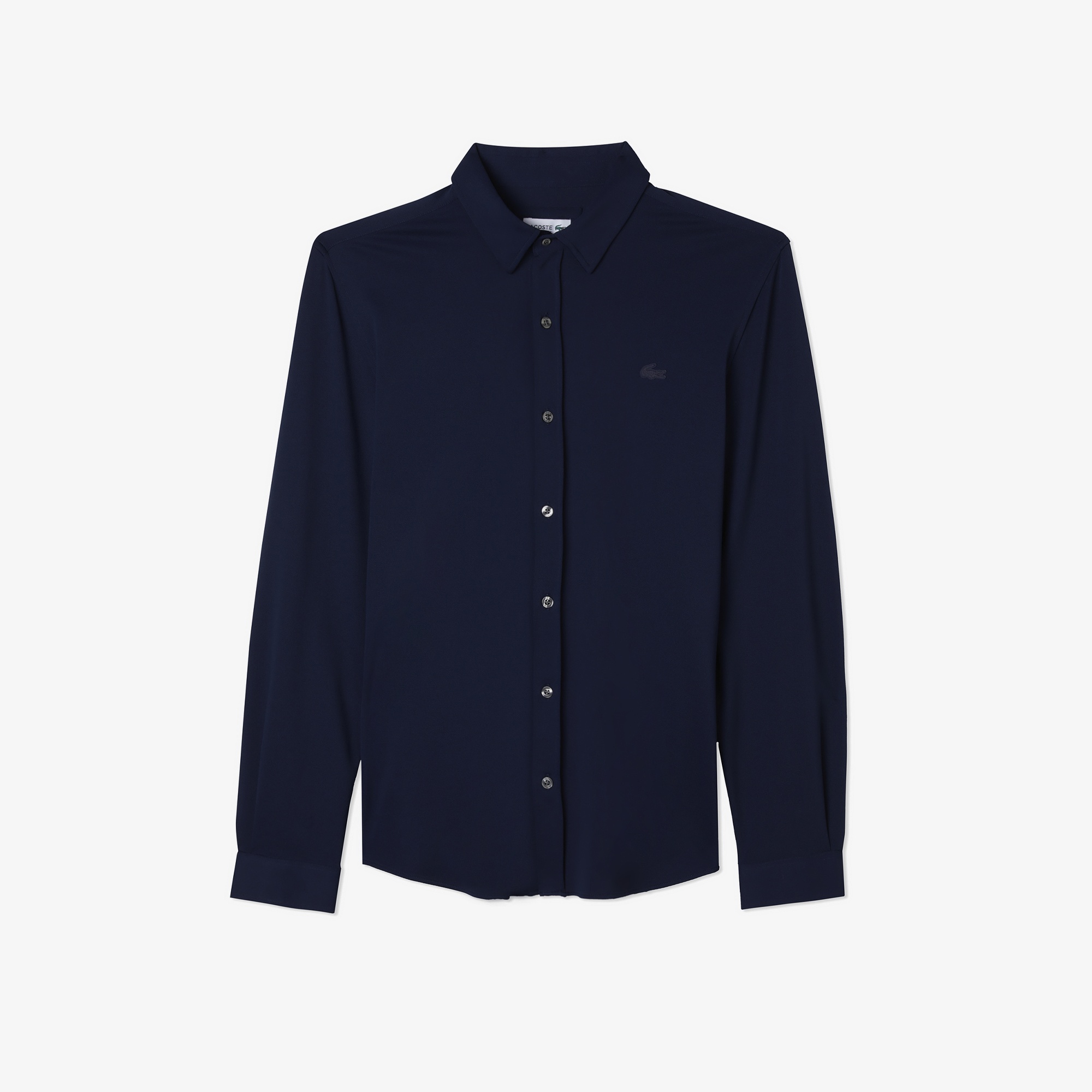 Lacoste Erkek Slim Fit Düğmeli Yaka Lacivert Gömlek