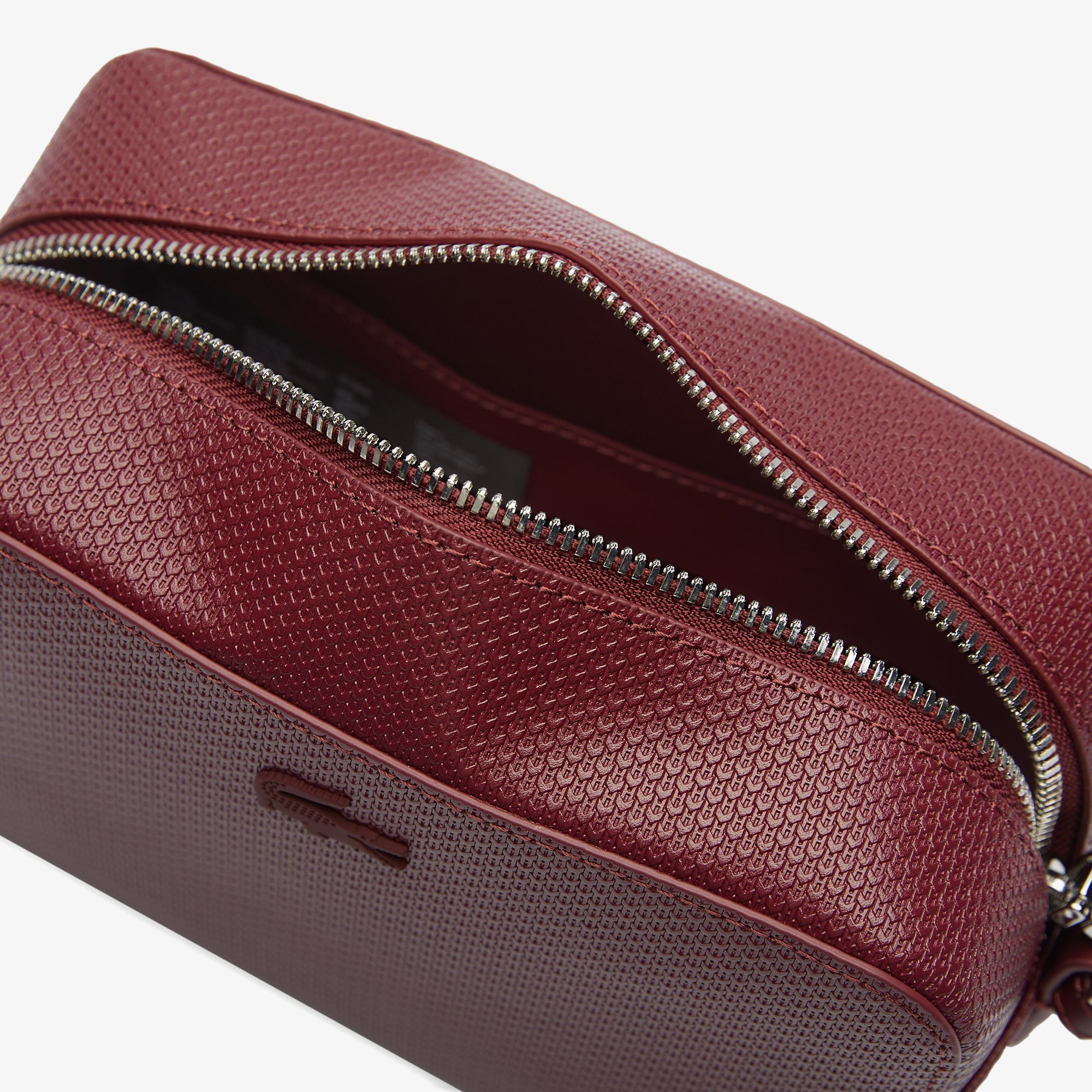 Lacoste Chantaco Kadın Deri Bordo Postacı Çantası