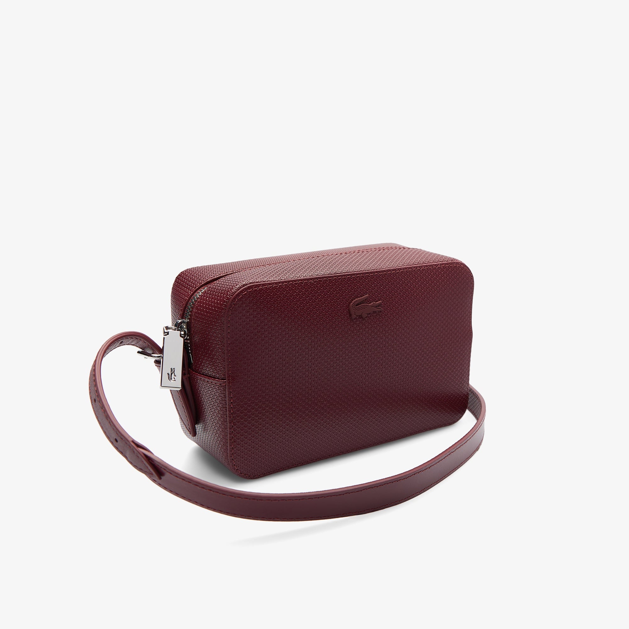 Lacoste Chantaco Kadın Deri Bordo Postacı Çantası