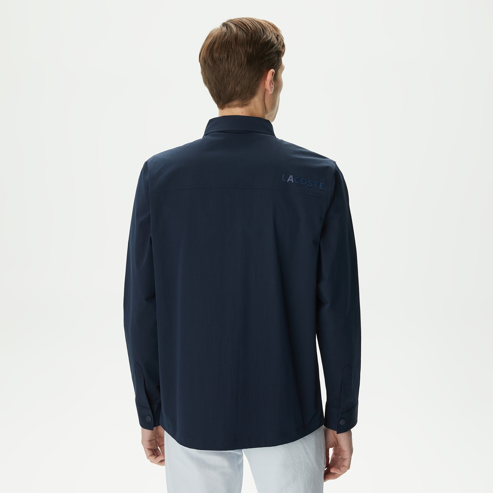 Lacoste Erkek Relaxed Fit Lacivert Gömlek