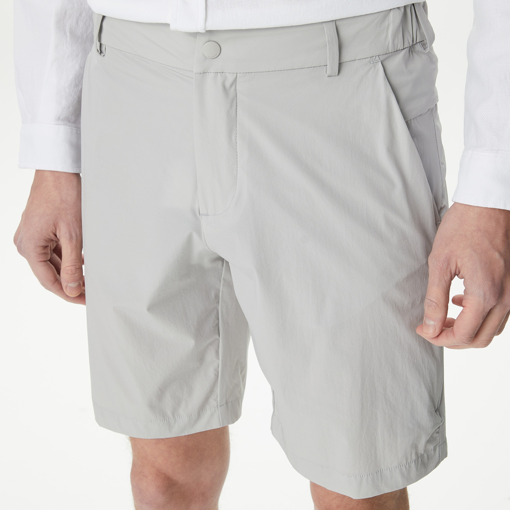 Lacoste Erkek Slim Fit Gri Bermuda