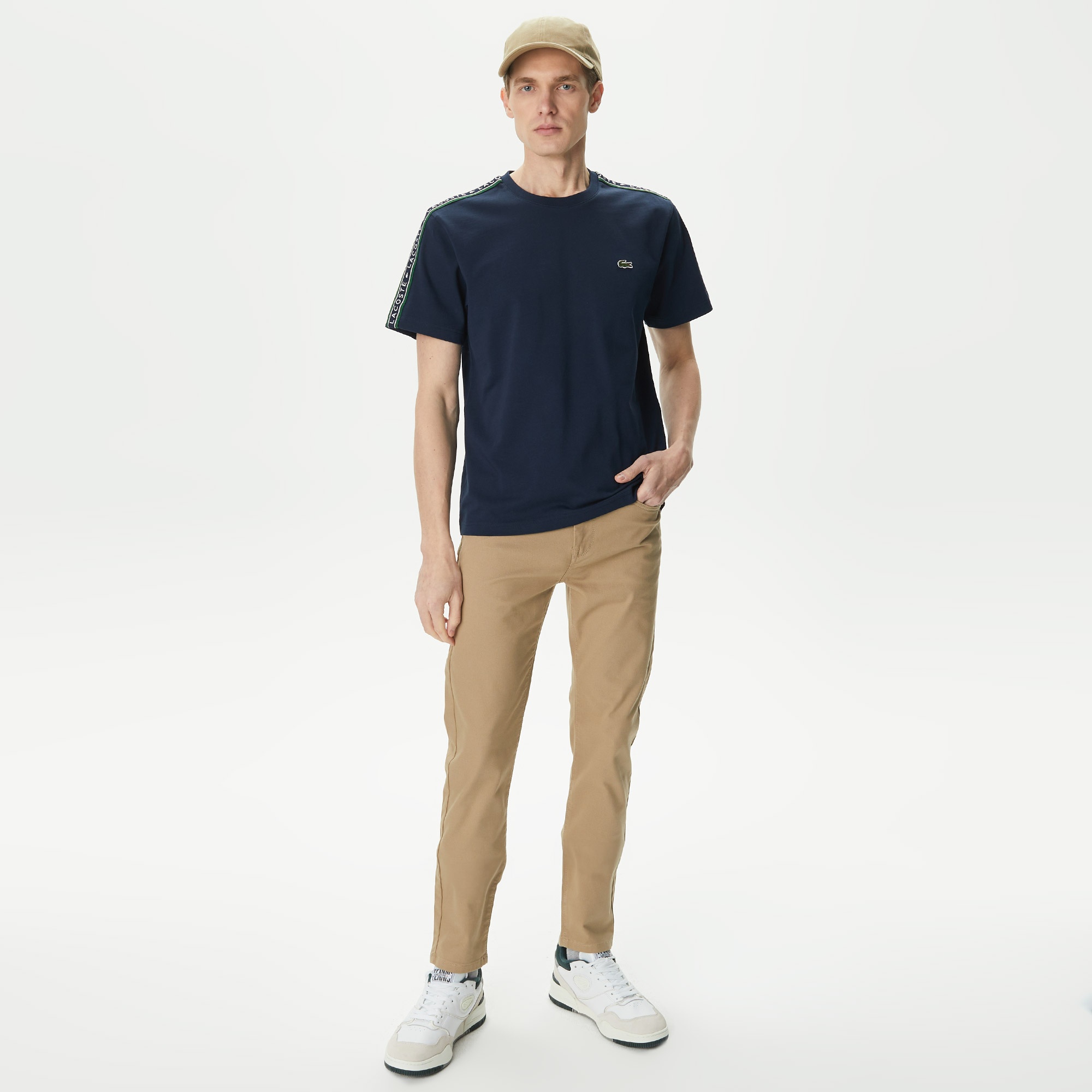 Lacoste Erkek Slim Fit Bej Pantolon