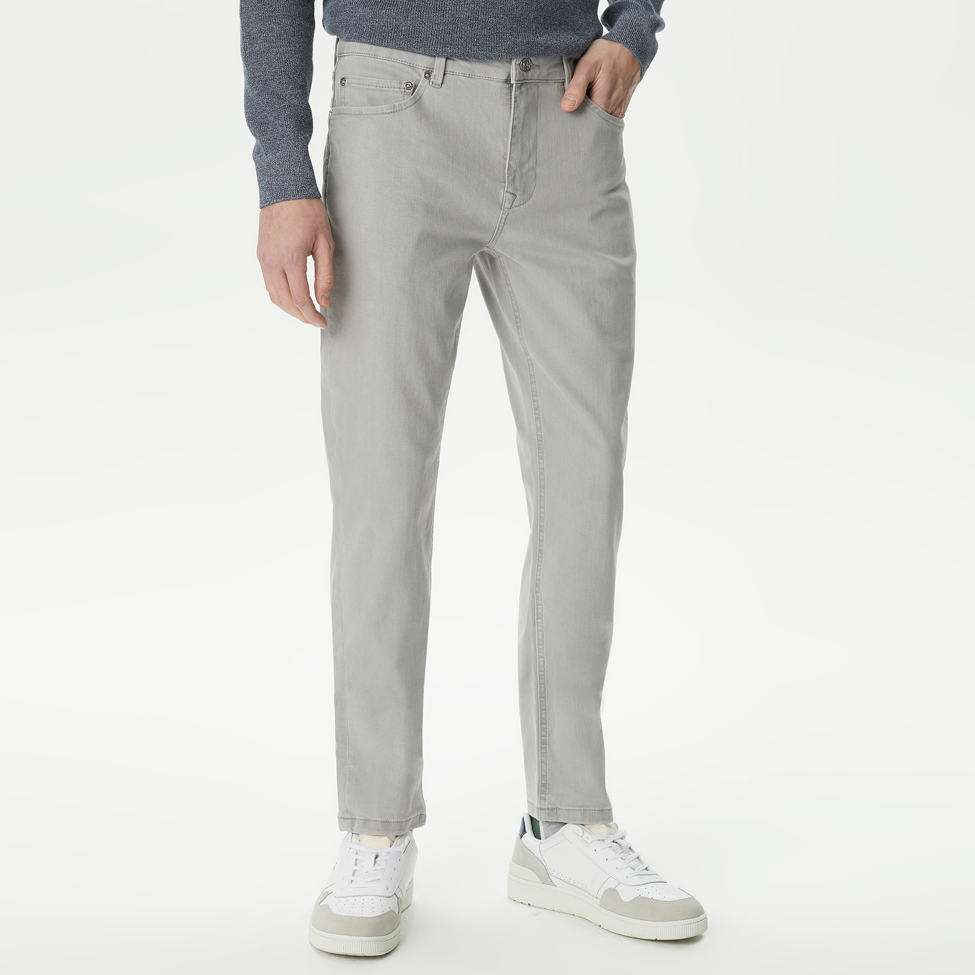 Lacoste Erkek Slim Fit Gri Pantolon