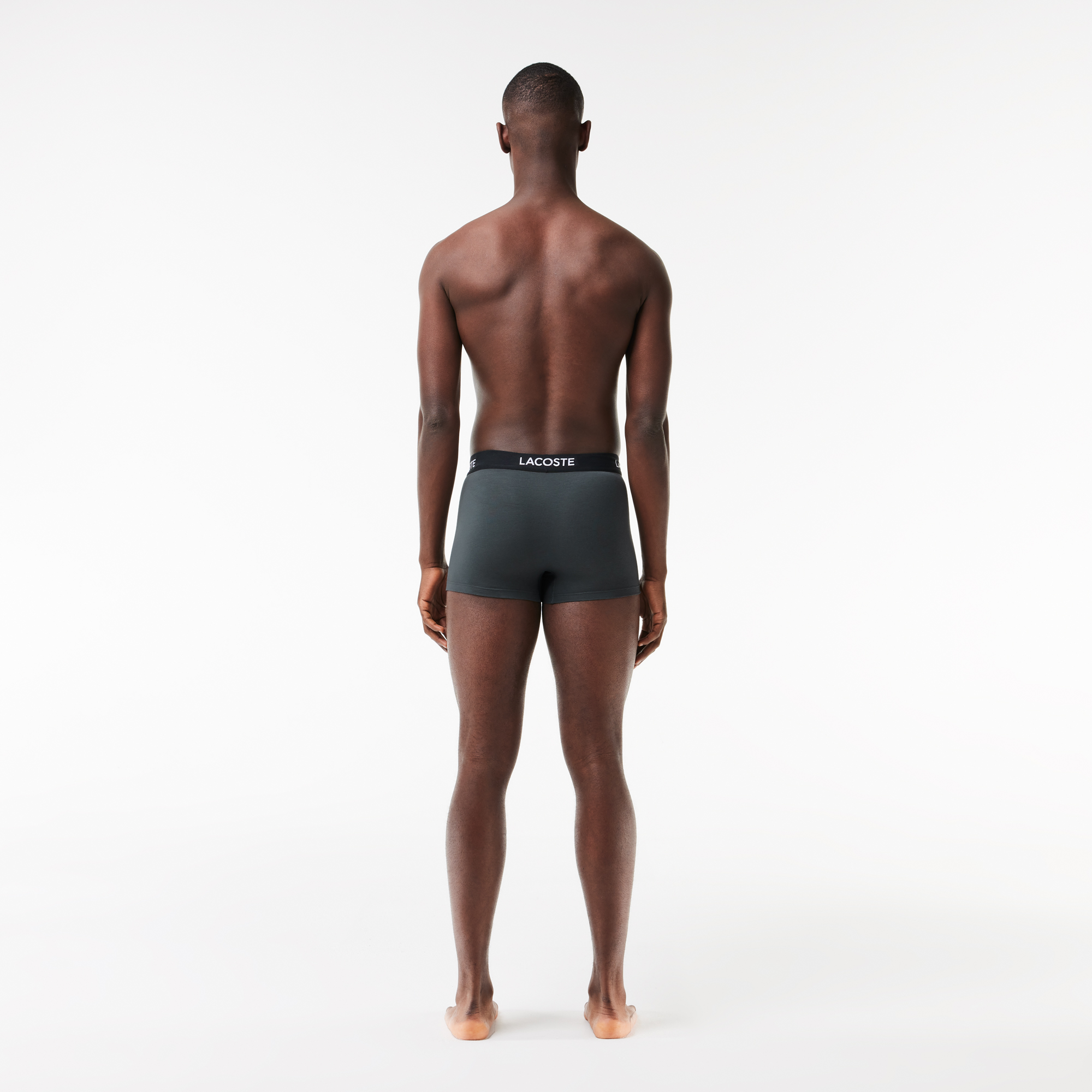Lacoste Erkek Regular Fit Koyu Gri Boxer görsel 3