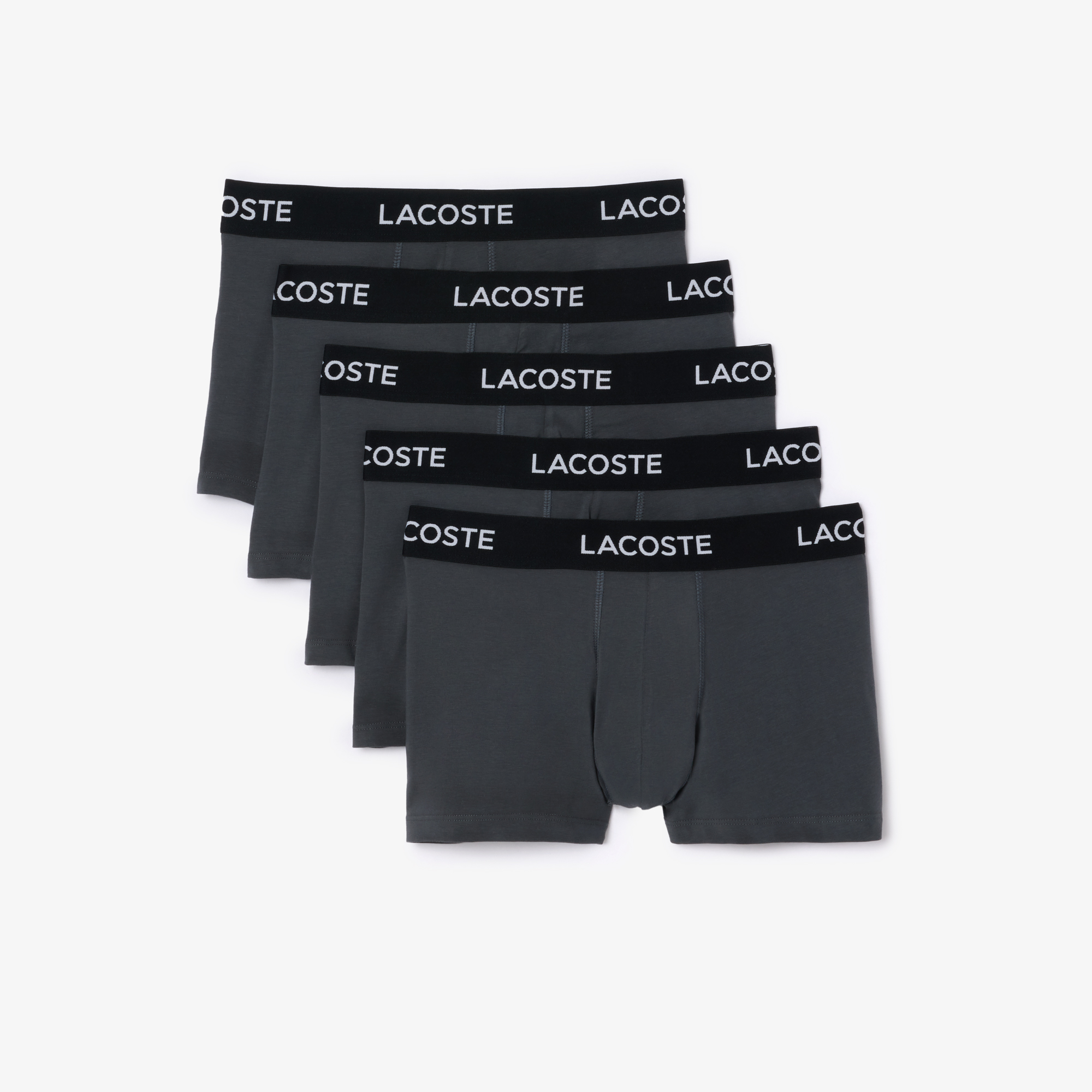 Lacoste Erkek Regular Fit Koyu Gri Boxer görsel 5