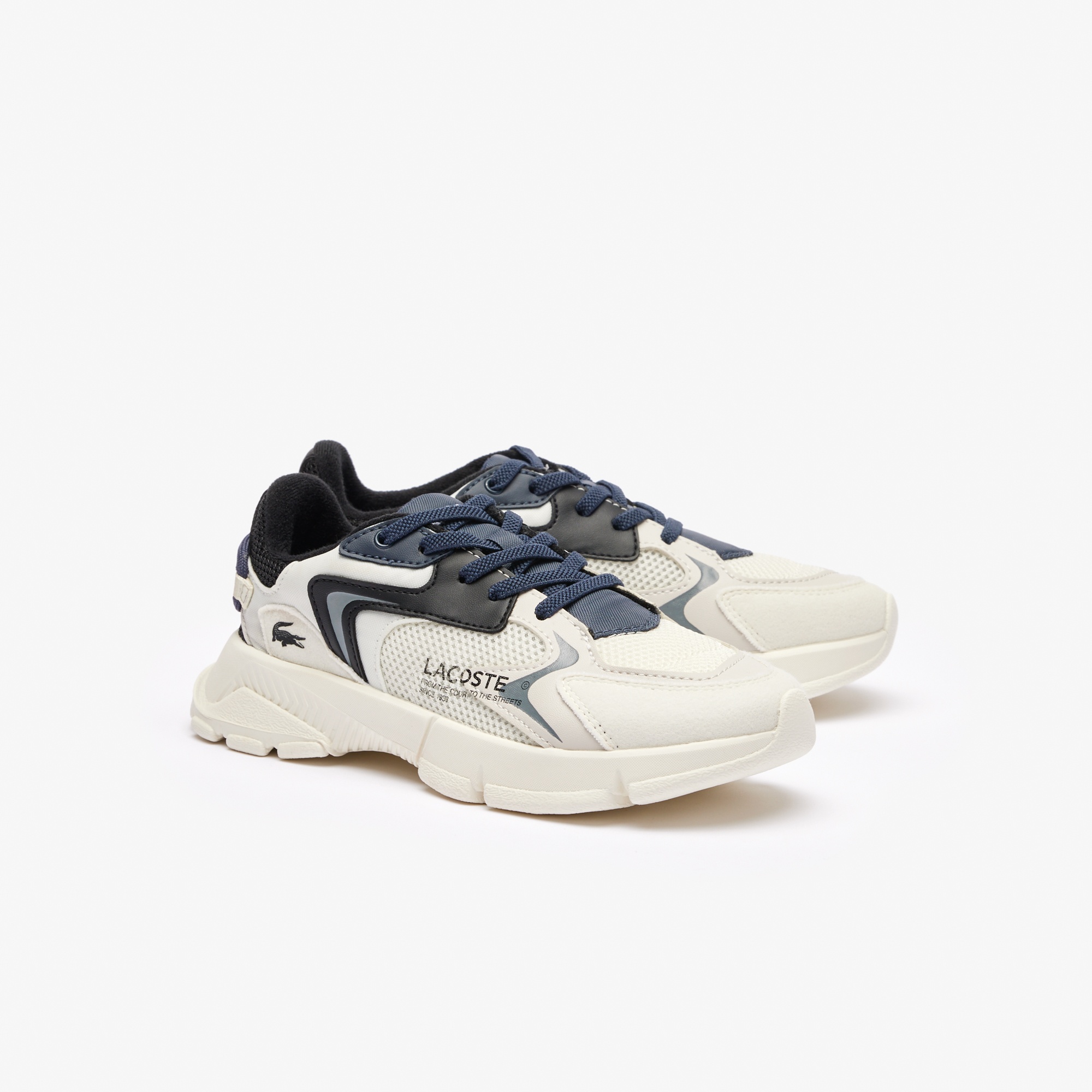 Lacoste L003 Neo Çocuk Krem Sneaker