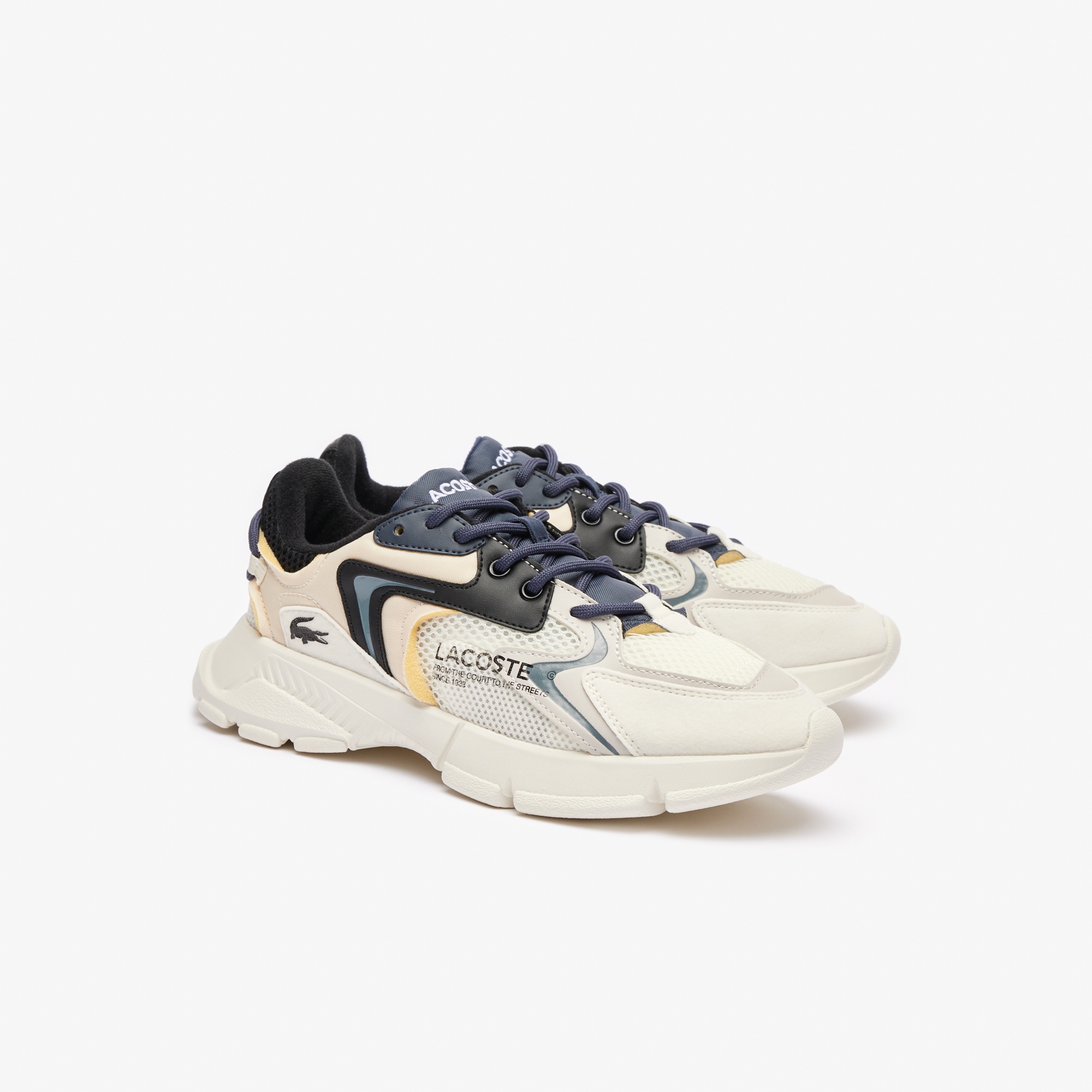 Lacoste L003 Neo Çocuk Krem Sneaker