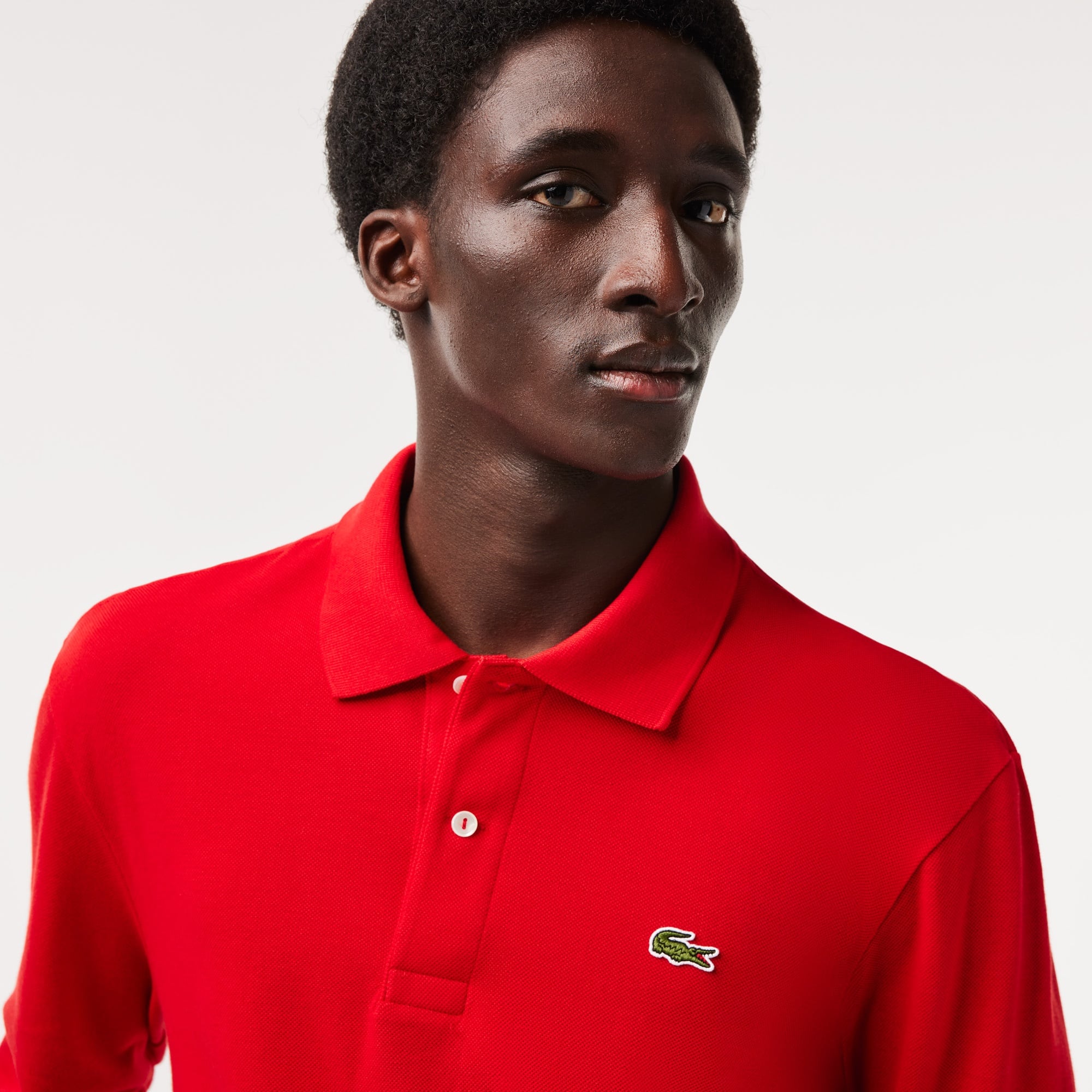 Lacoste Erkek Classic Fit Uzun Kollu L.12.12 Kırmızı Polo