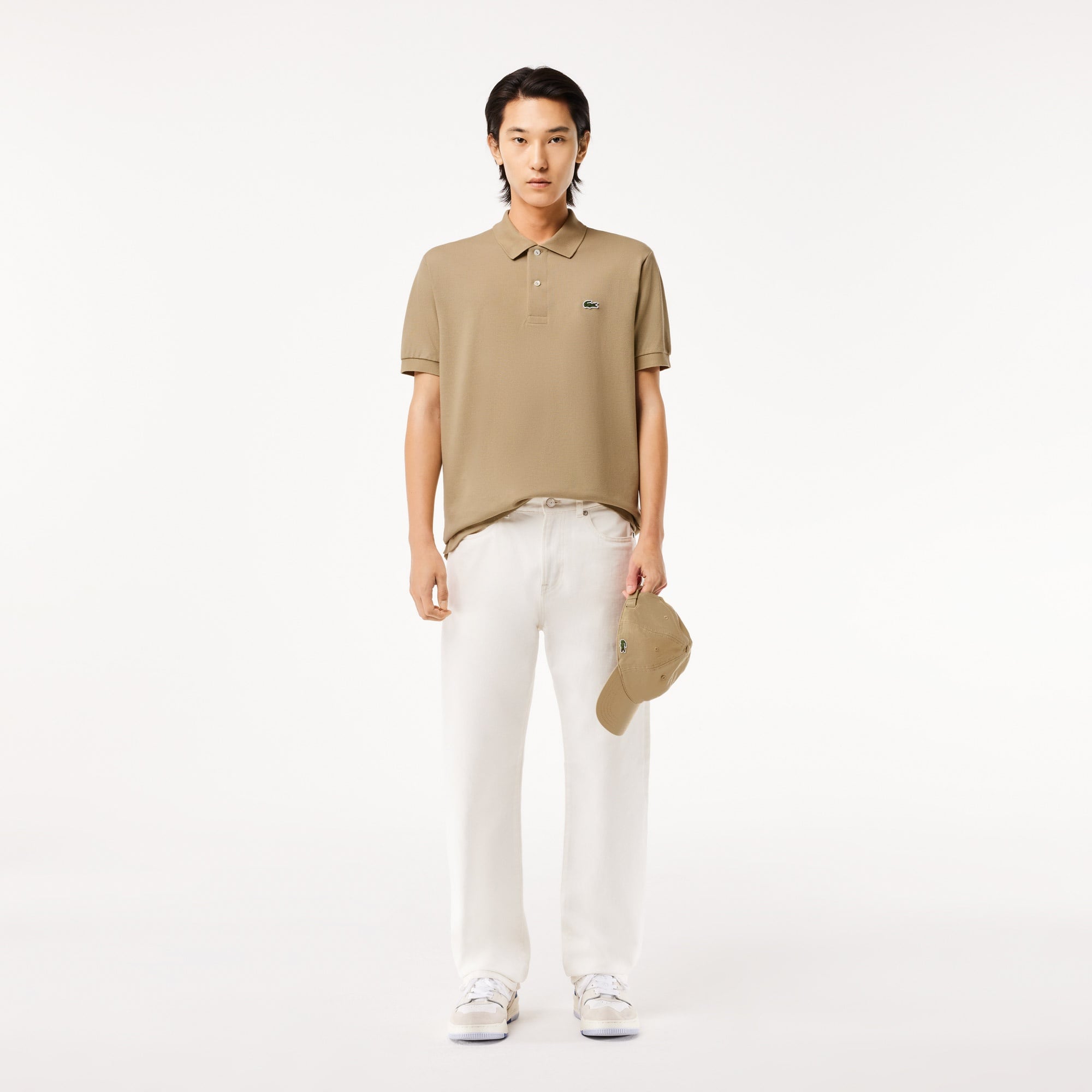Lacoste L.12.12 Erkek Classic Fit Bej Polo
