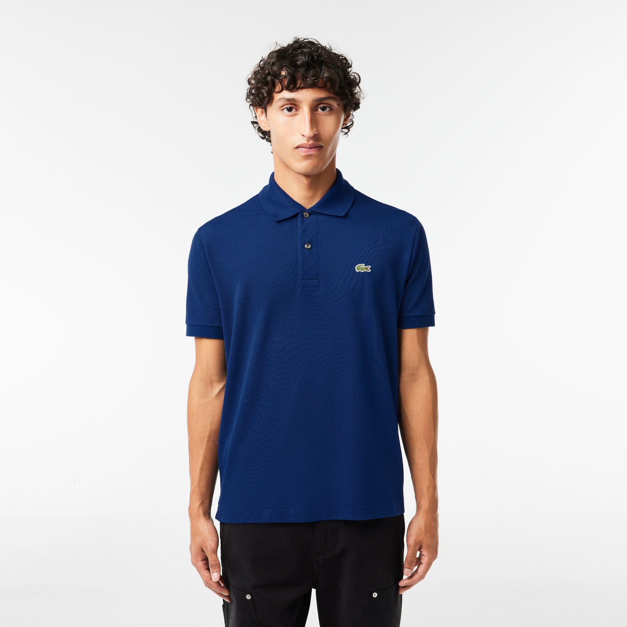 L.12.12 Erkek Classic Fit Lacivert Polo