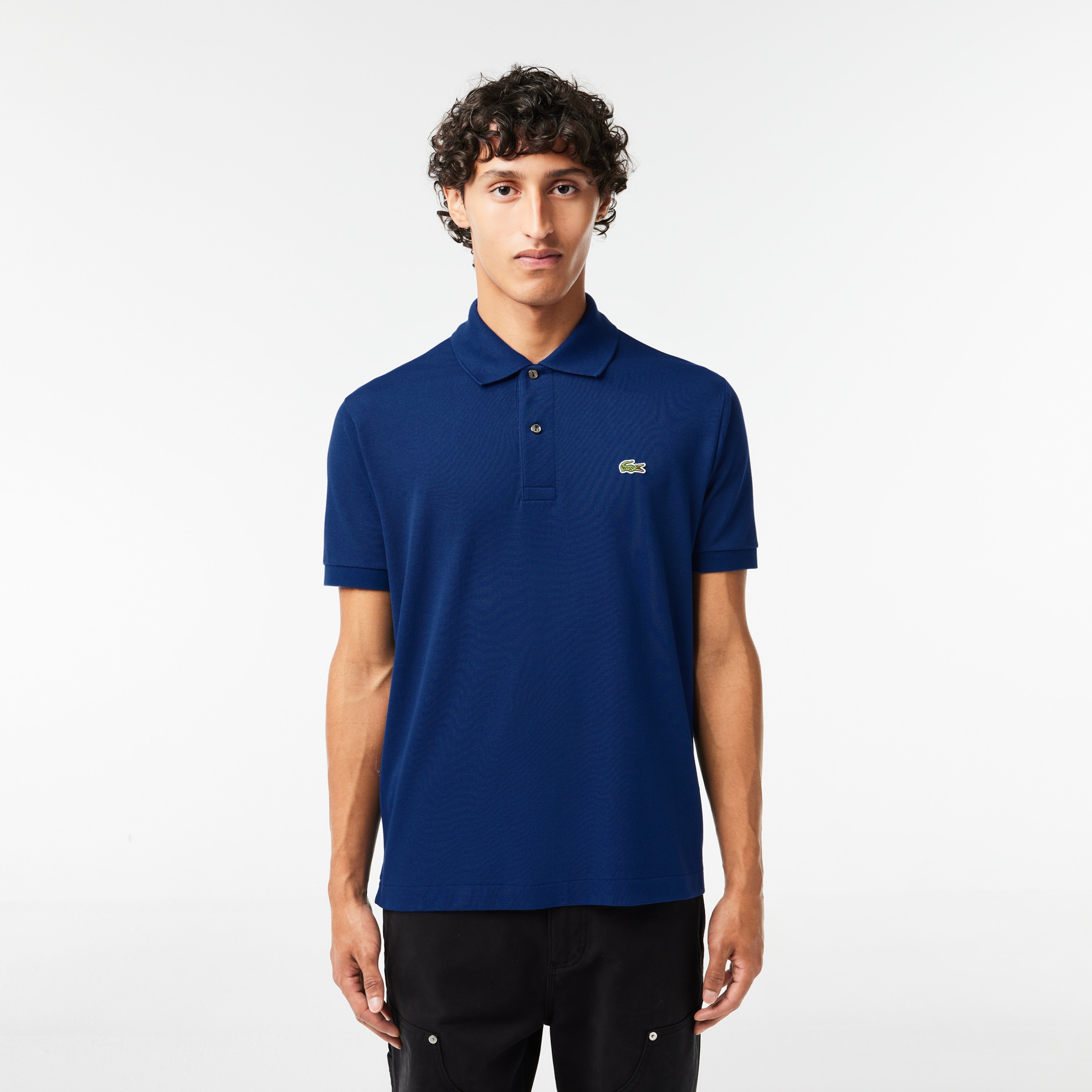 L.12.12 Erkek Classic Fit Lacivert Polo