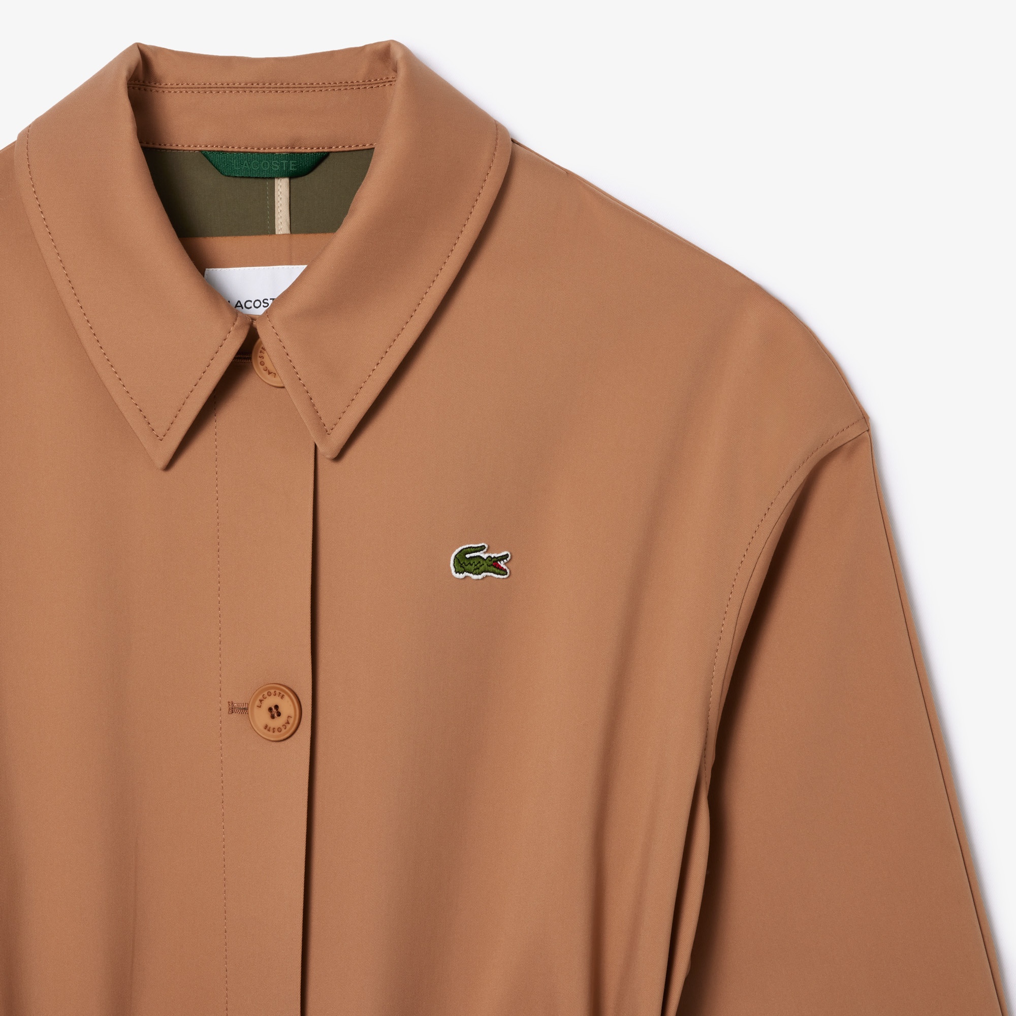 Lacoste Kadın Kahverengi Trençkot