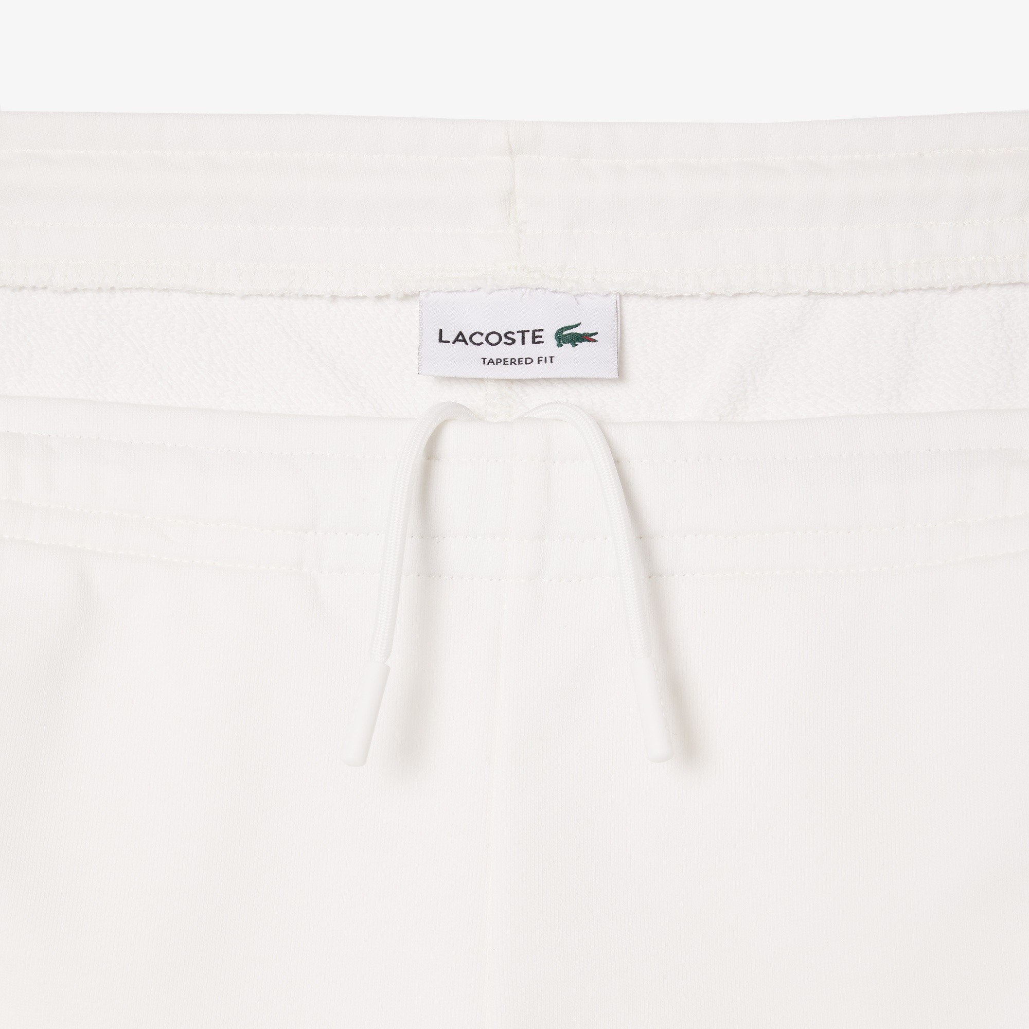 Lacoste Erkek Tapered Fit Renk Bloklu Krem Eşofman Altı
