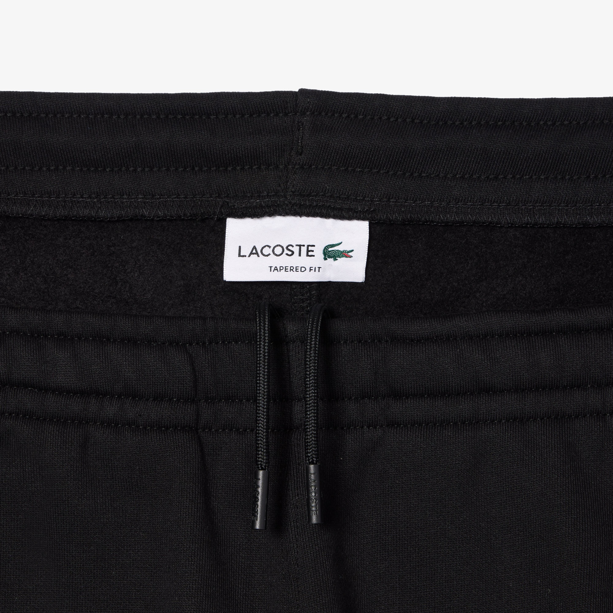 Lacoste Erkek Tapered Fit Baskılı Siyah Eşofman Altı