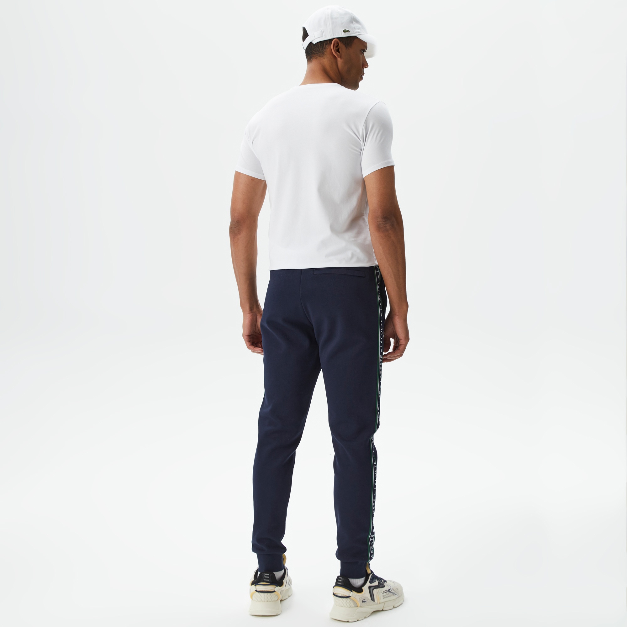 Lacoste Erkek Regular Fit Baskılı Lacivert Eşofman Altı