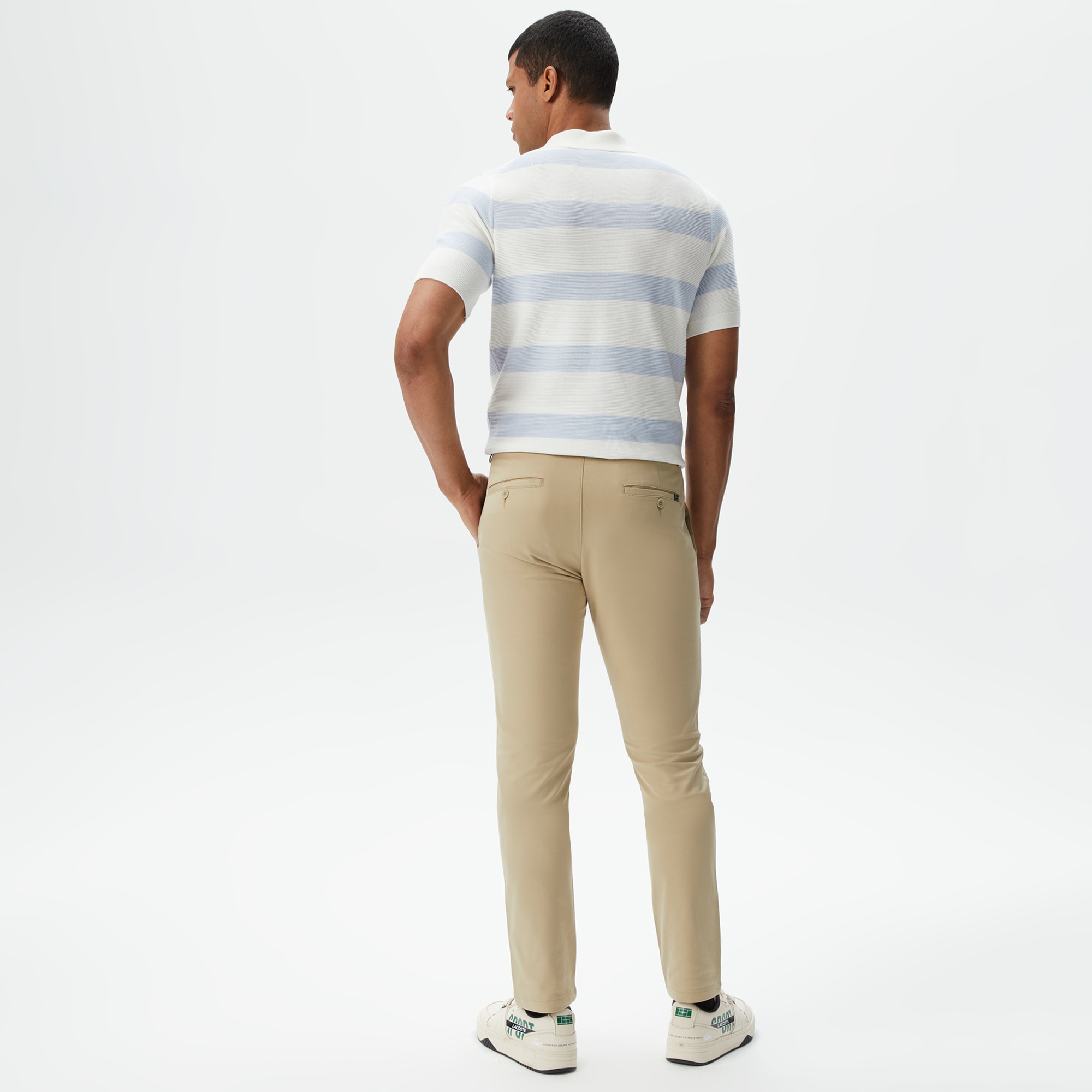 Lacoste Erkek Slim Fit Chino Bej Pantolon