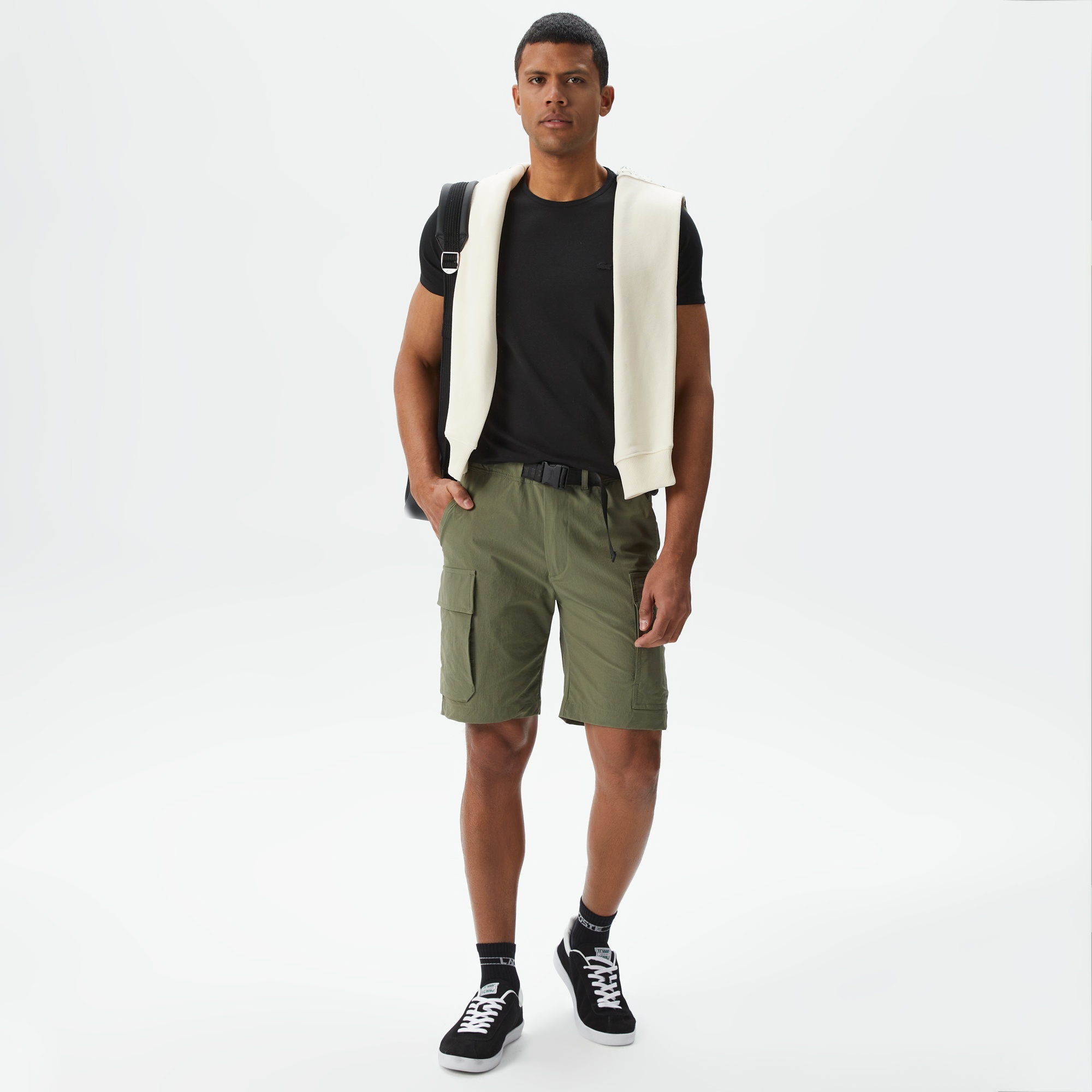 Lacoste Erkek Relaxed Fit Haki Bermuda