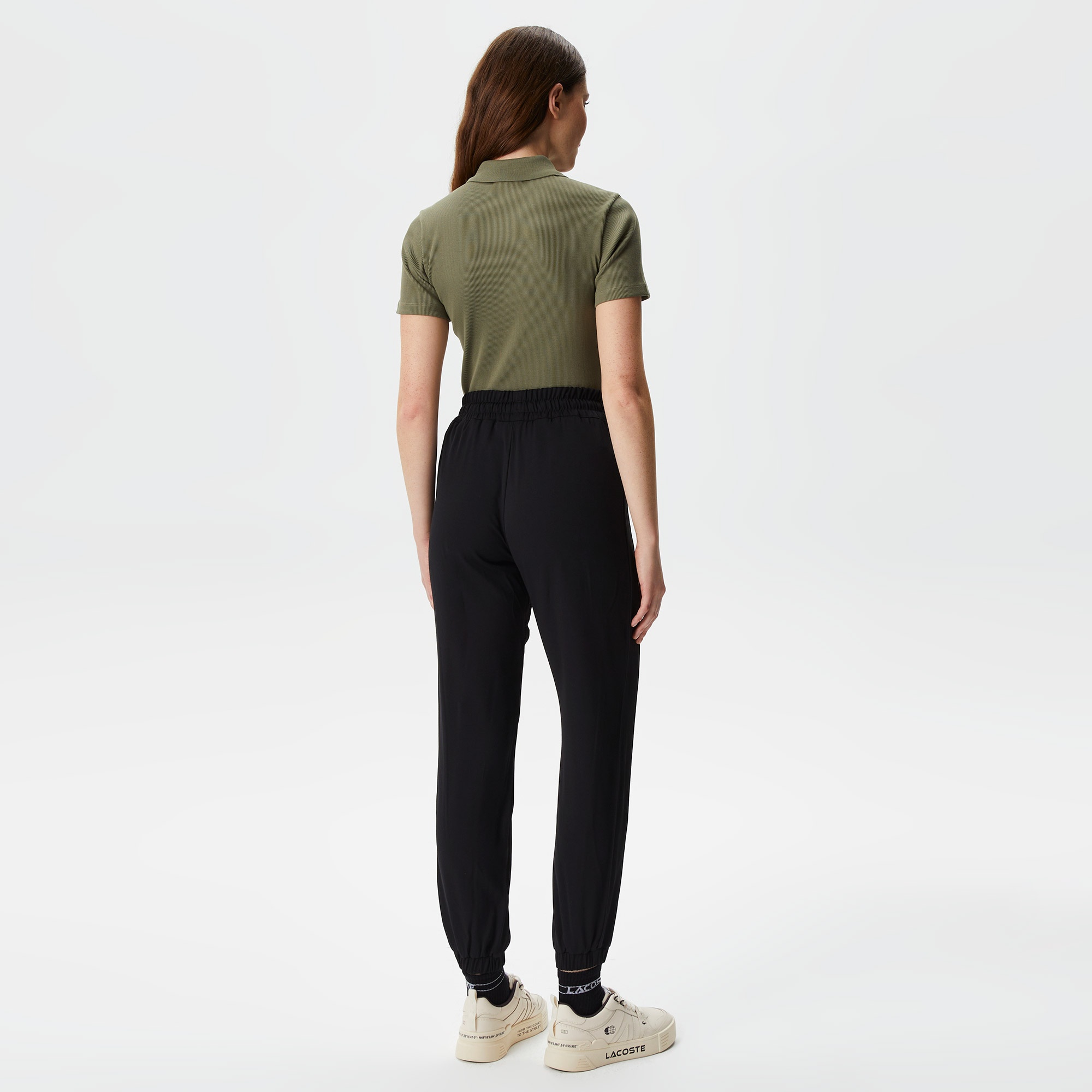 Lacoste Kadın Jogger Siyah Pantolon