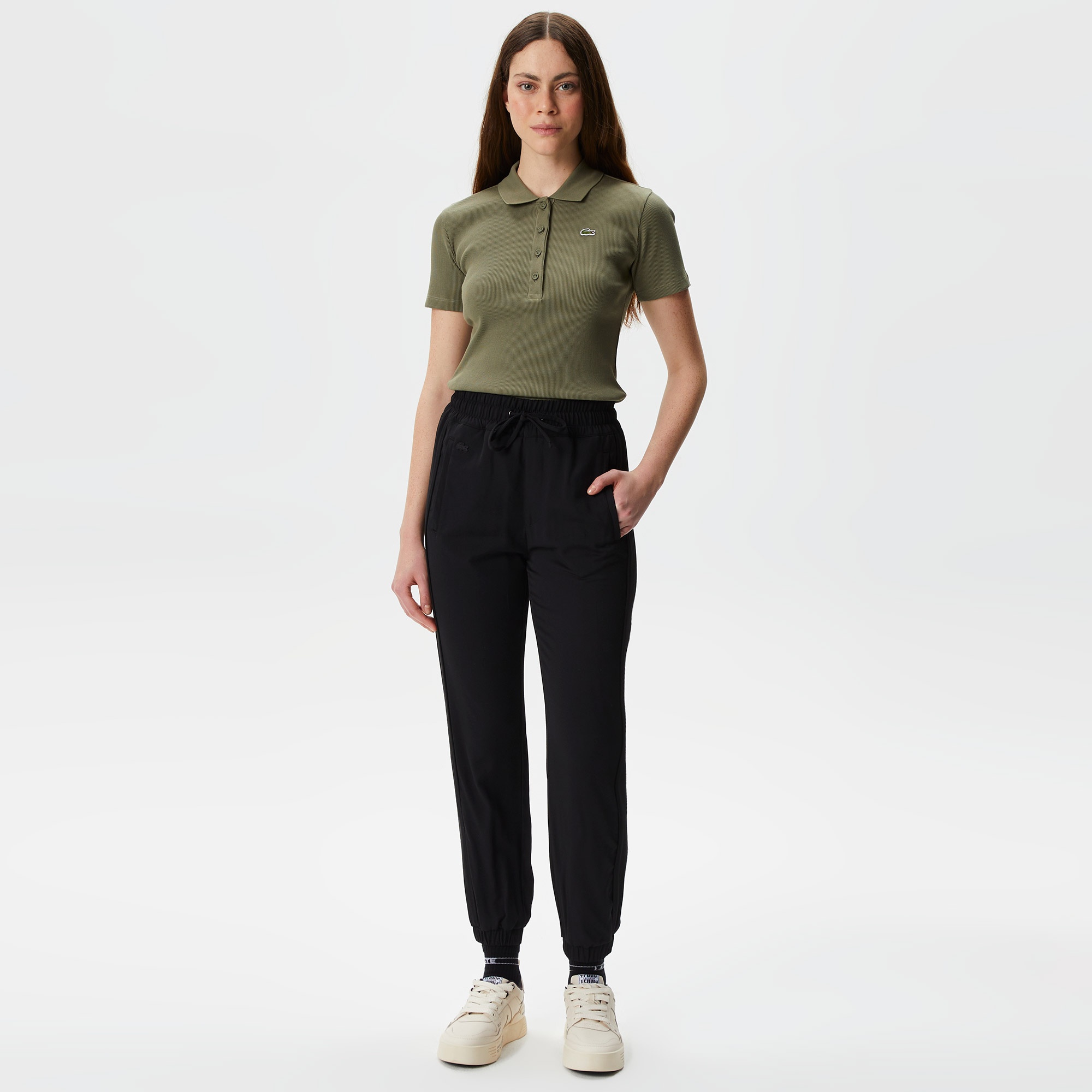 Lacoste Kadın Jogger Siyah Pantolon