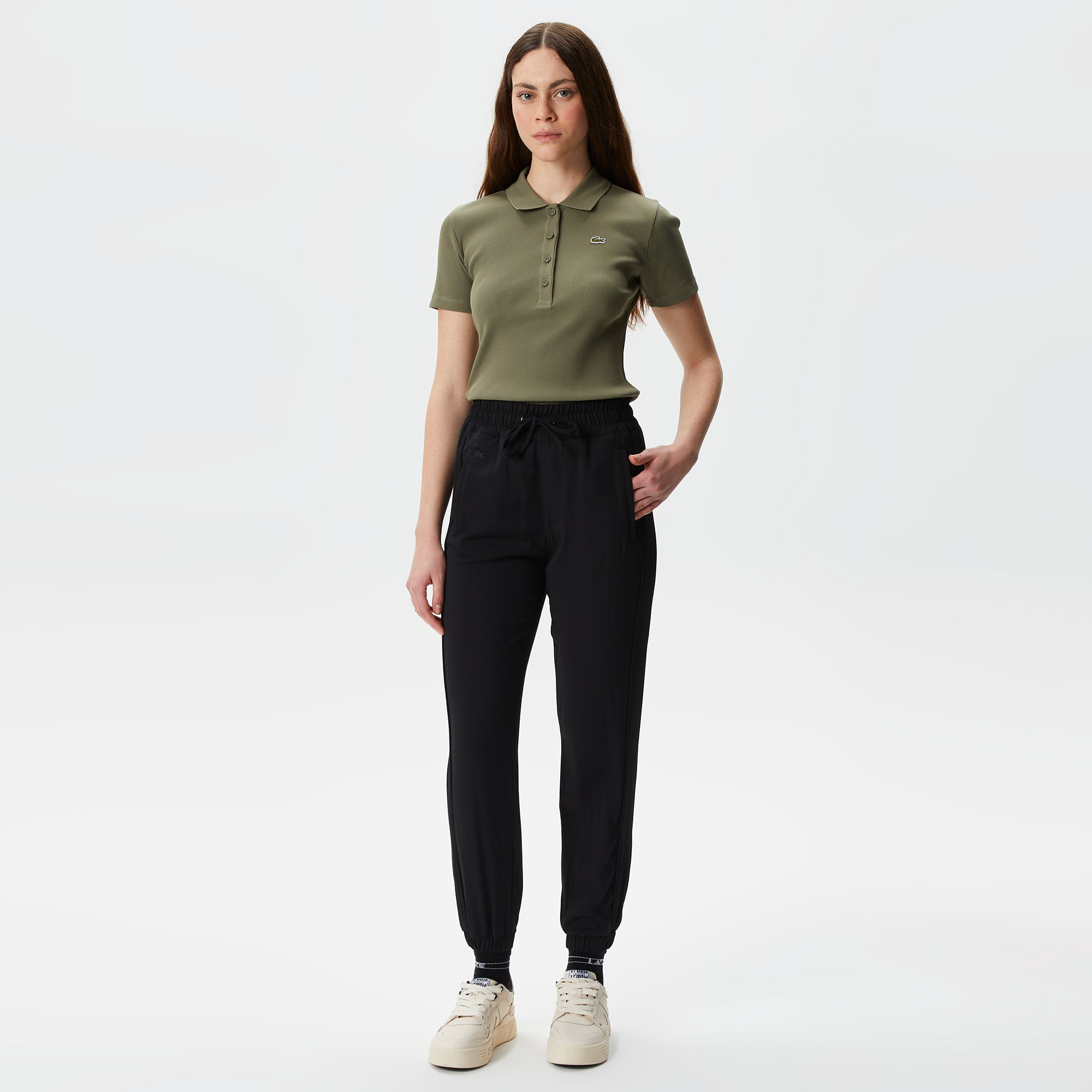 Lacoste Kadın Jogger Siyah Pantolon