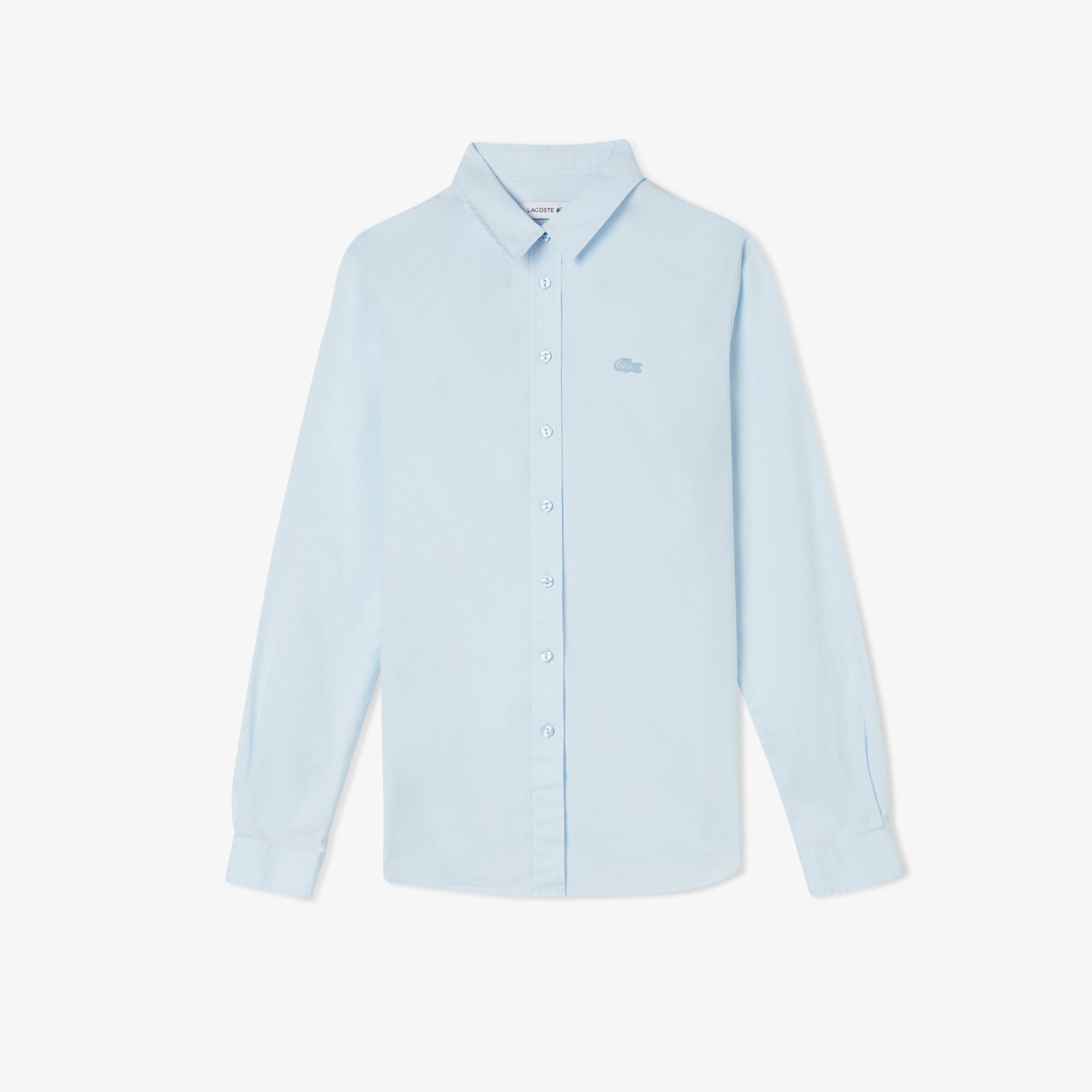 Lacoste Kadın Slim Fit Mavi Gömlek