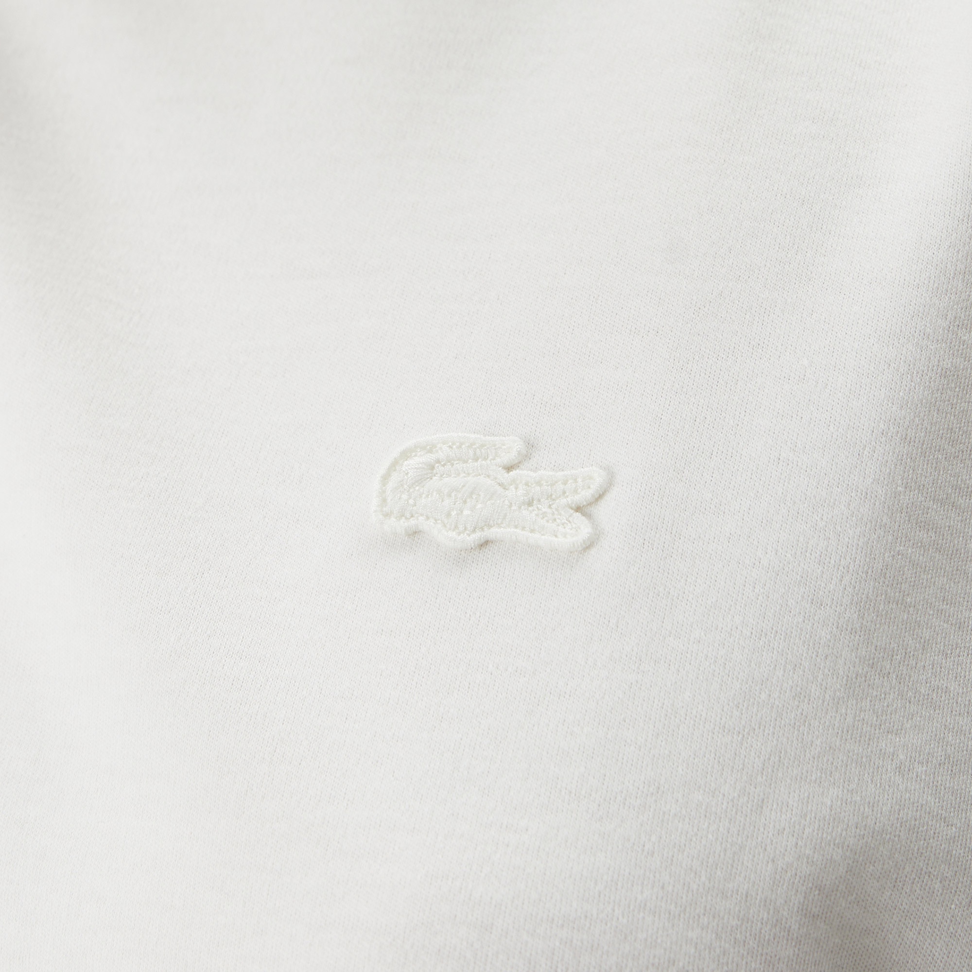 Lacoste Kadın Relaxed Fit Bisiklet Yaka Beyaz T-Shirt