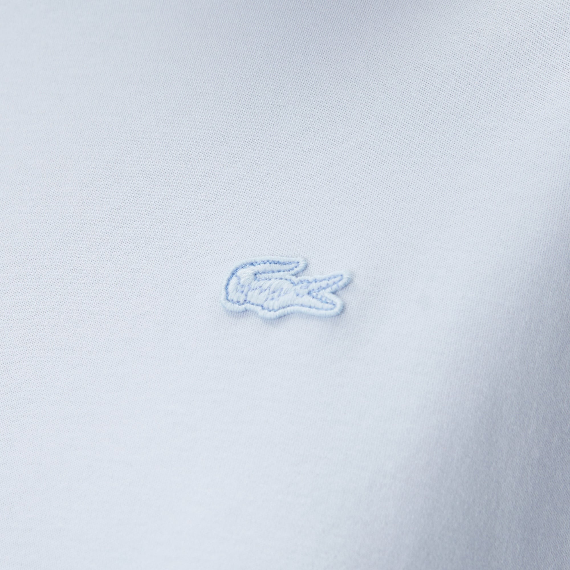 Lacoste Kadın Relaxed Fit Bisiklet Yaka Mavi T-Shirt