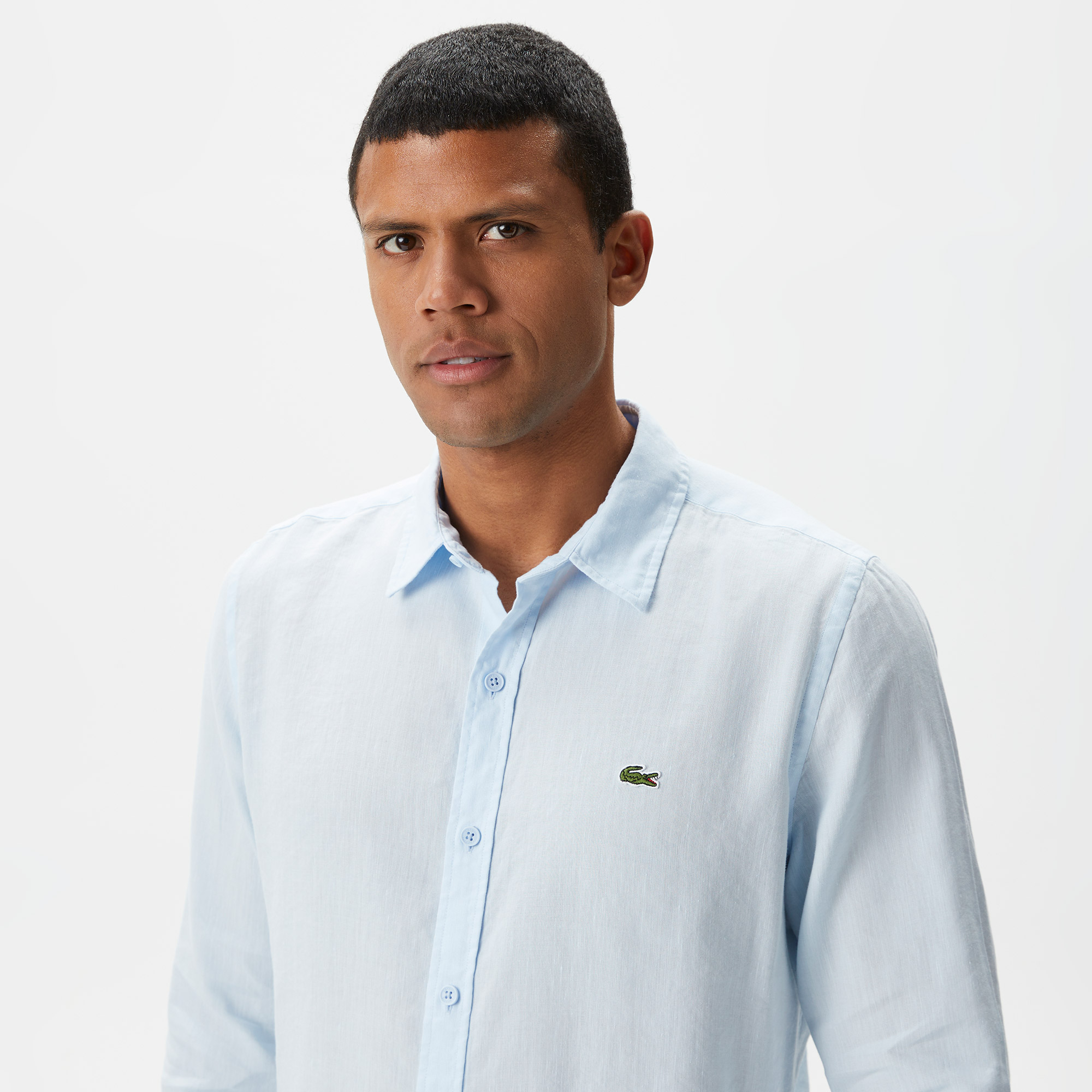 Lacoste Erkek Slim Fit Mavi Gömlek Mavi