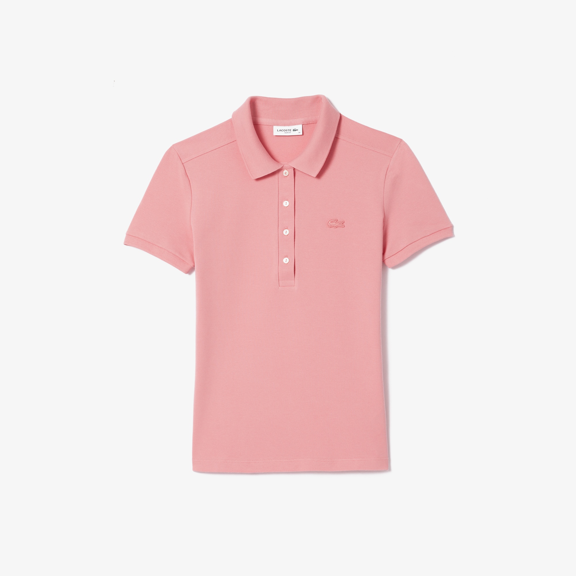 Lacoste Kadın Slim Fit Pembe Polo