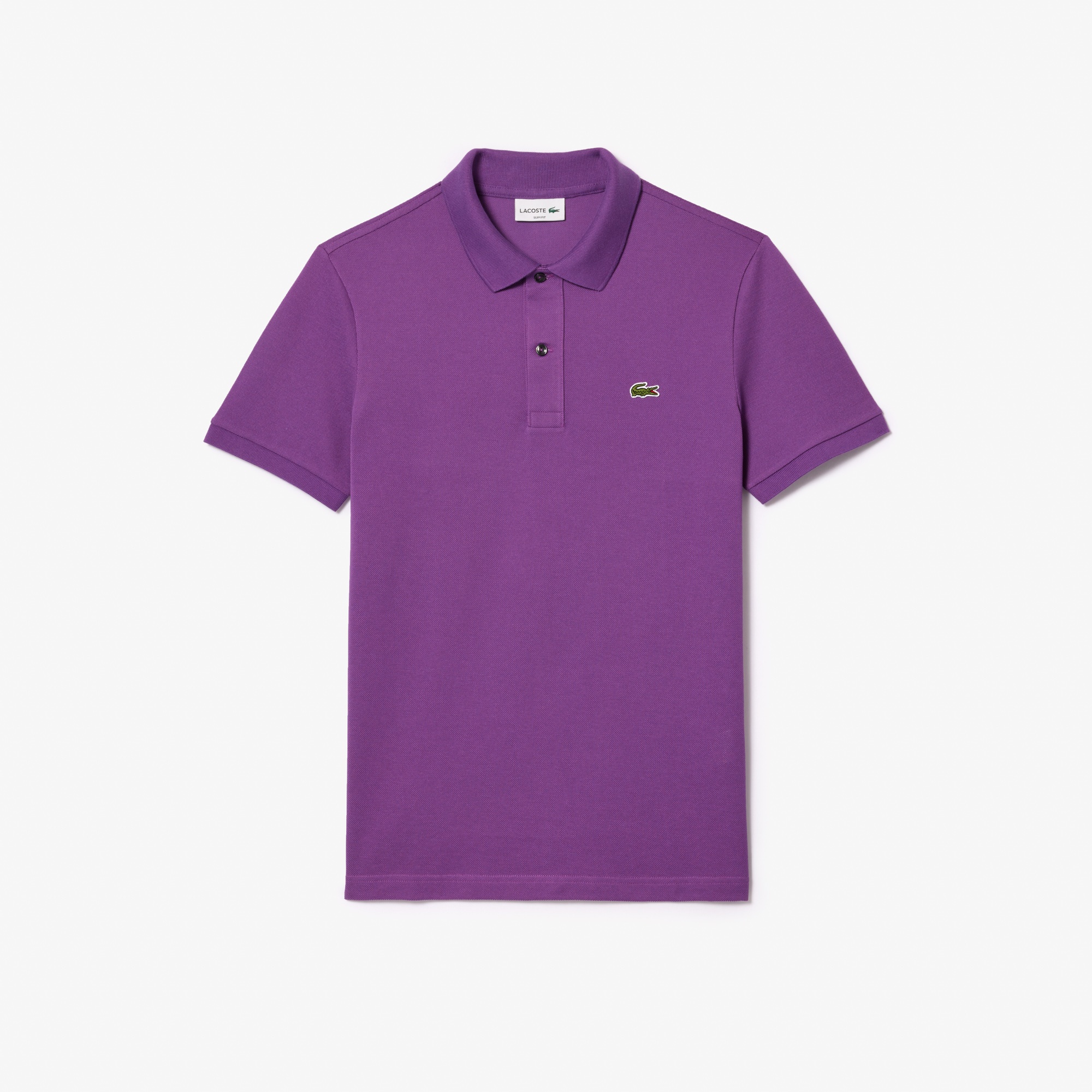 Lacoste L.12.12 Erkek Slim Fit Mor Polo