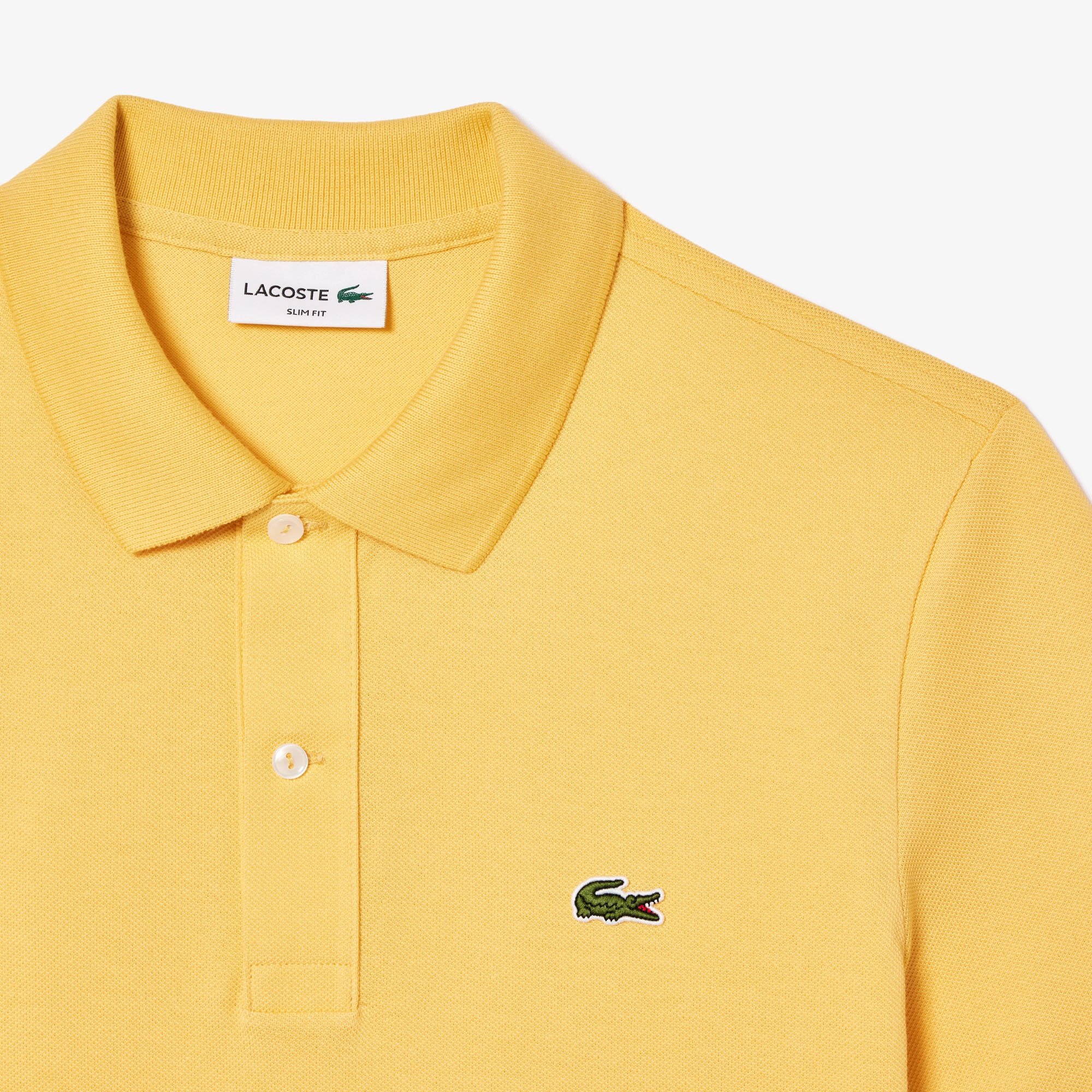 Lacoste L.12.12 Erkek Slim Fit Sarı Polo